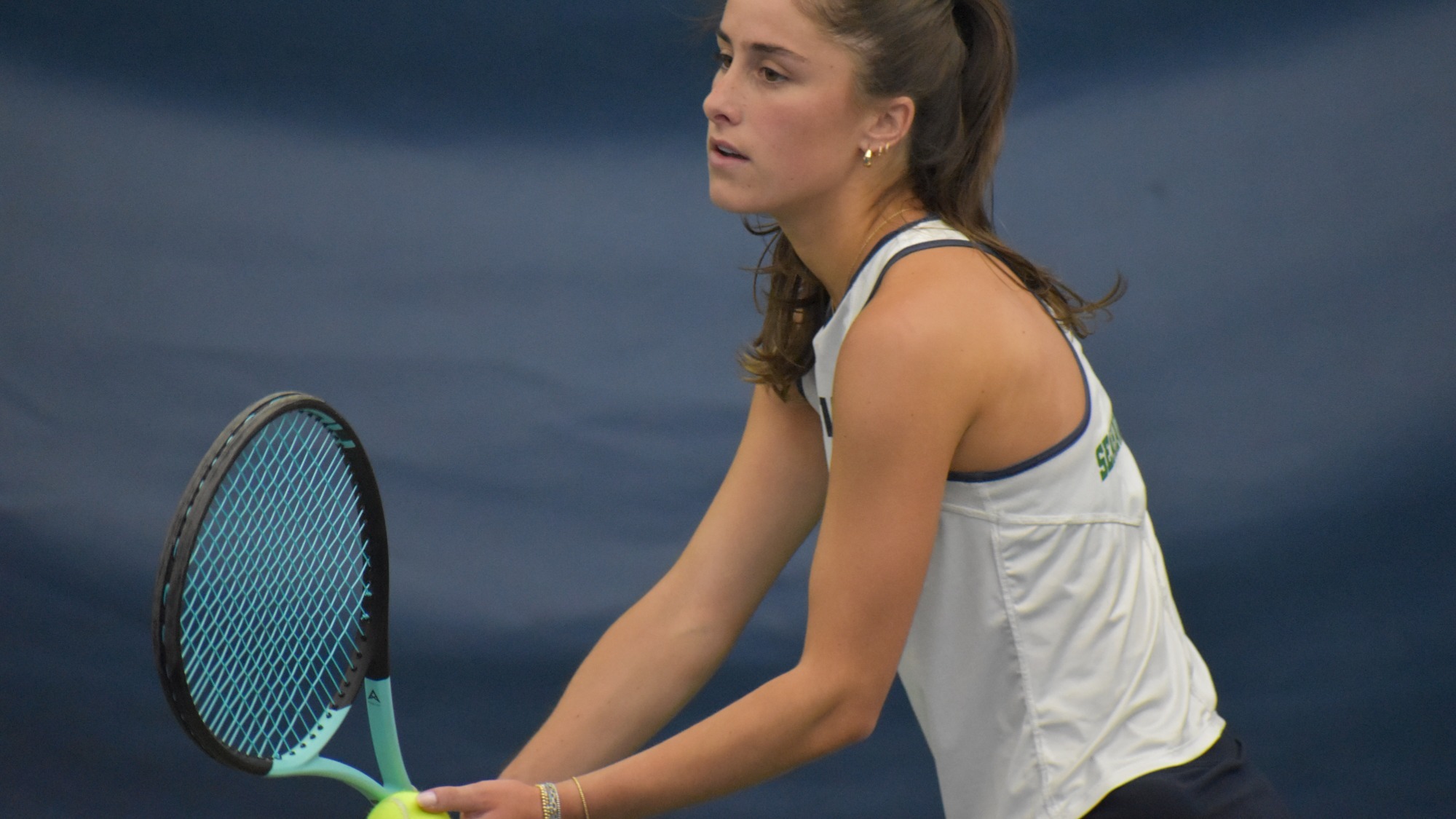 Cayla Dolan and Stephanie Davis completed the doubles sweep with a 7-5 score at third