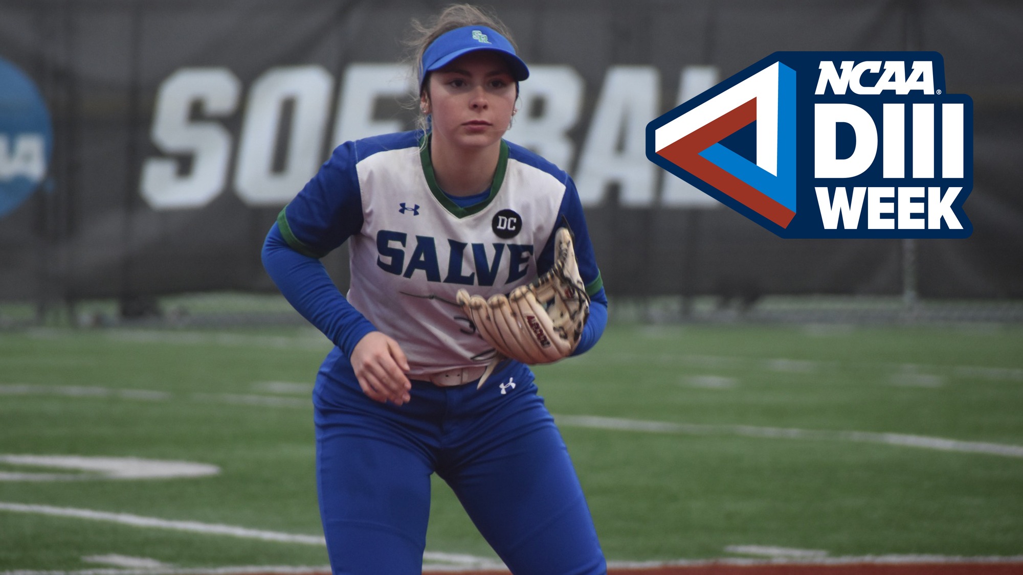 Abby Merck holds the hot corner for the Seahawks at Toppa Field