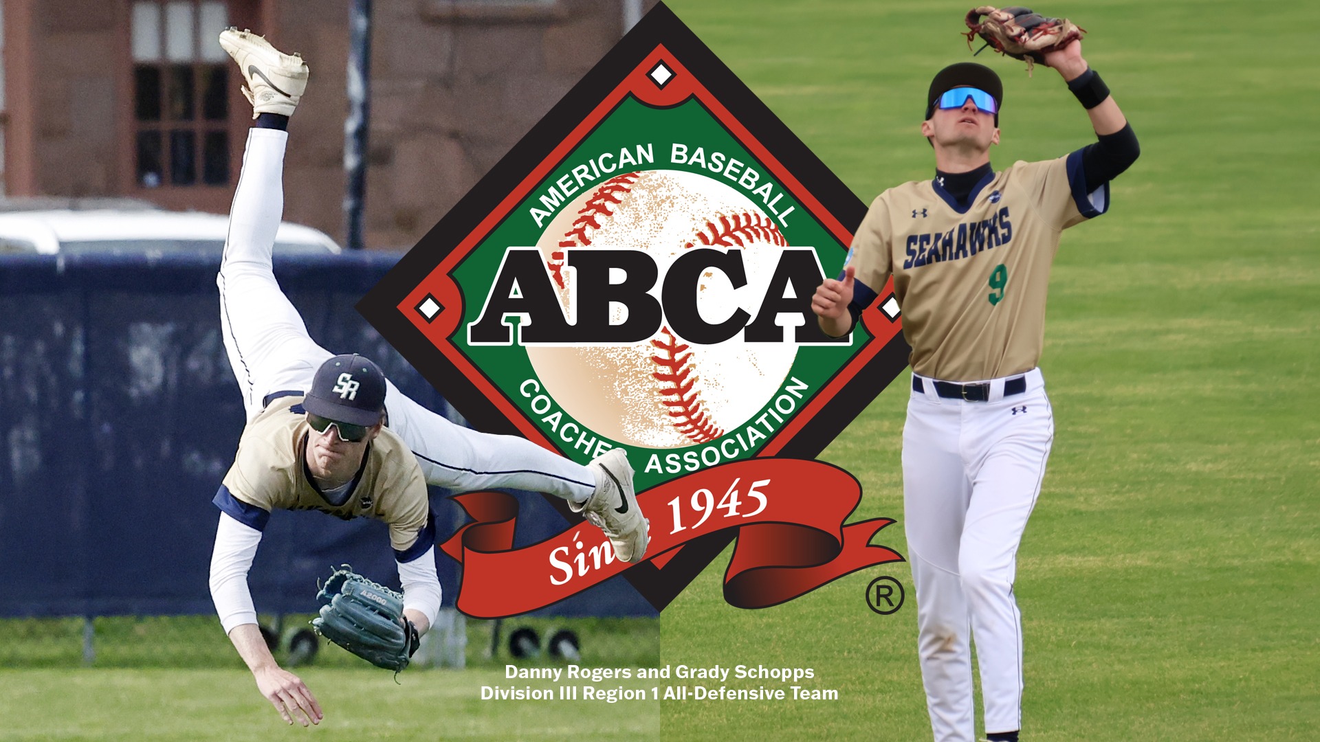ABCA All-Defensive Team Region 1 - Danny Rogers, Grady Schopps
