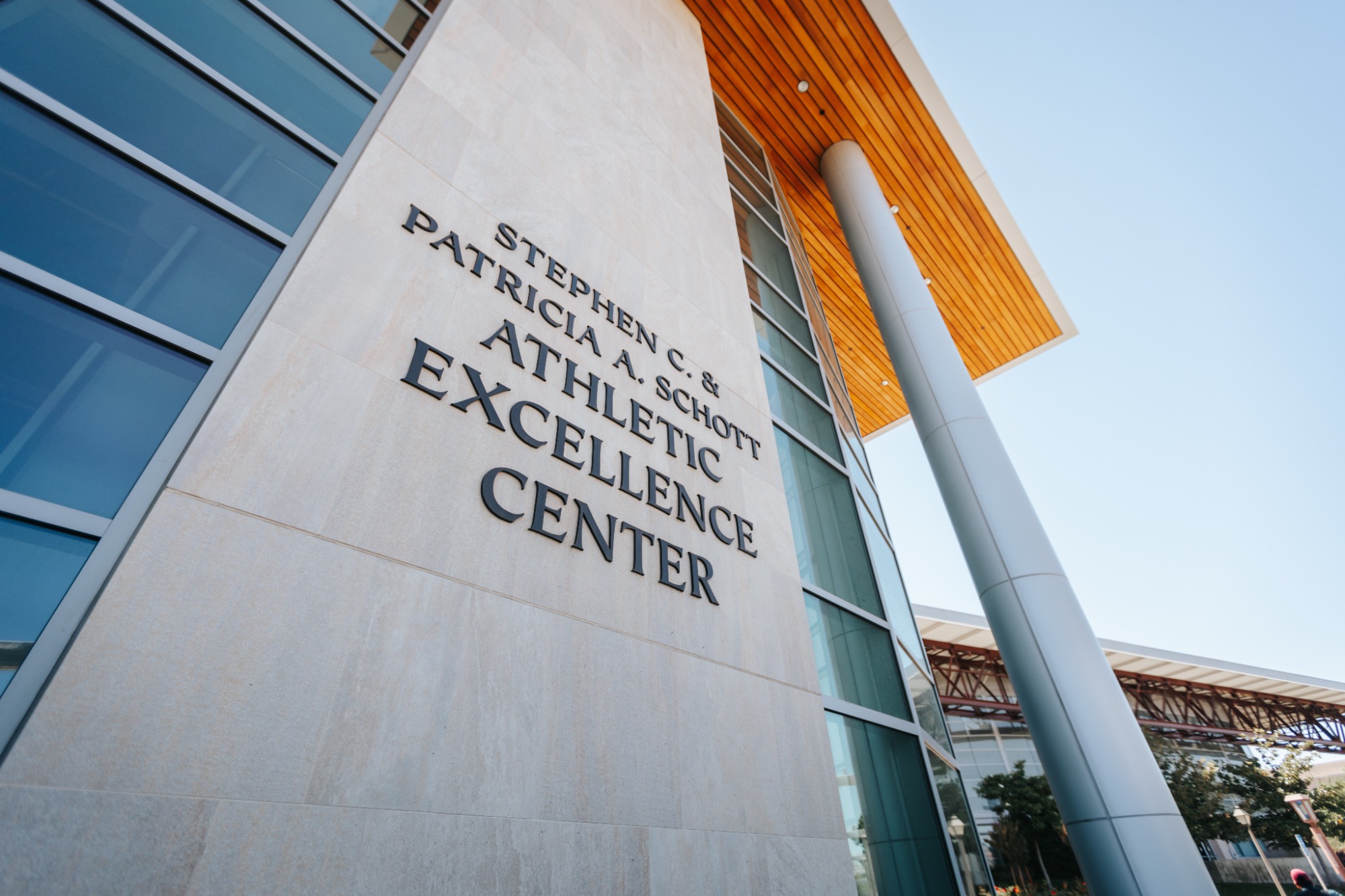 Stephen C. and Patricia A. Schott Athletic Excellence Center exterior