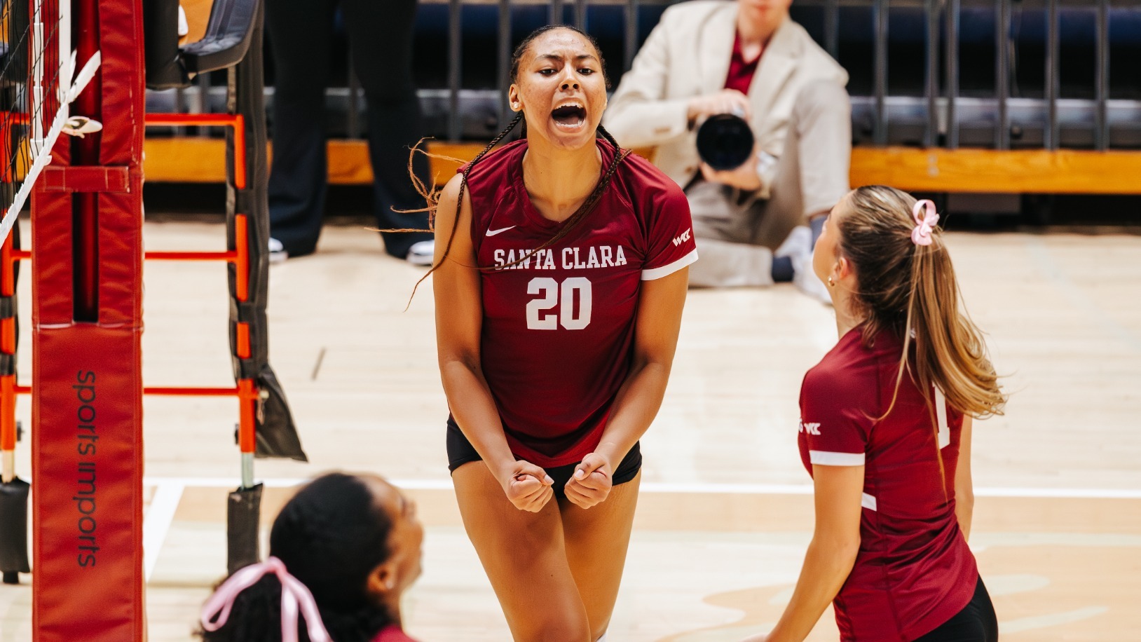 Morgan Hayes Wvb action 10/23 vs. Gonzaga