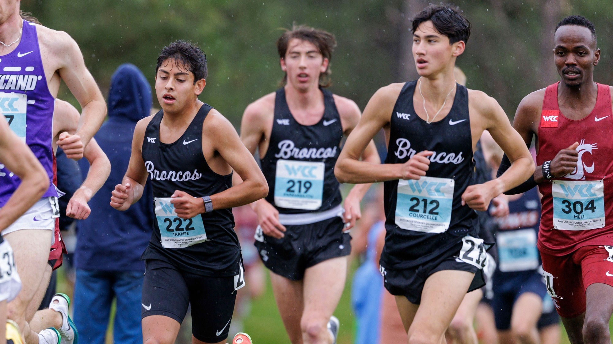 Trampe, Papavasiliou and Courcelle at 2025 WCC Championship