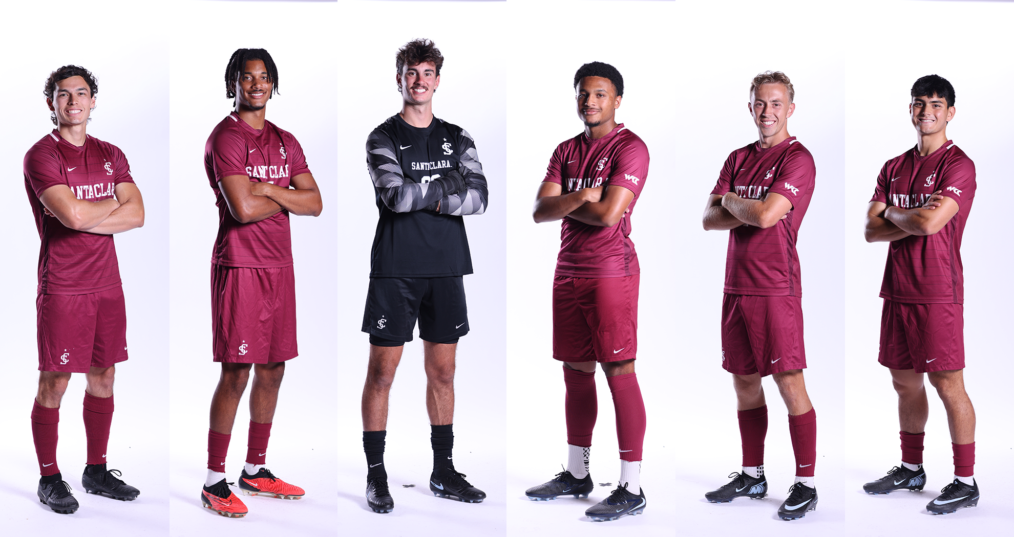 251120 MSOC All-Academic_Pierce Dyal_Quinn Garrett_Jackson Ozburn_Khalil Rashad_Jaiden Windell_Will Wiersdorf