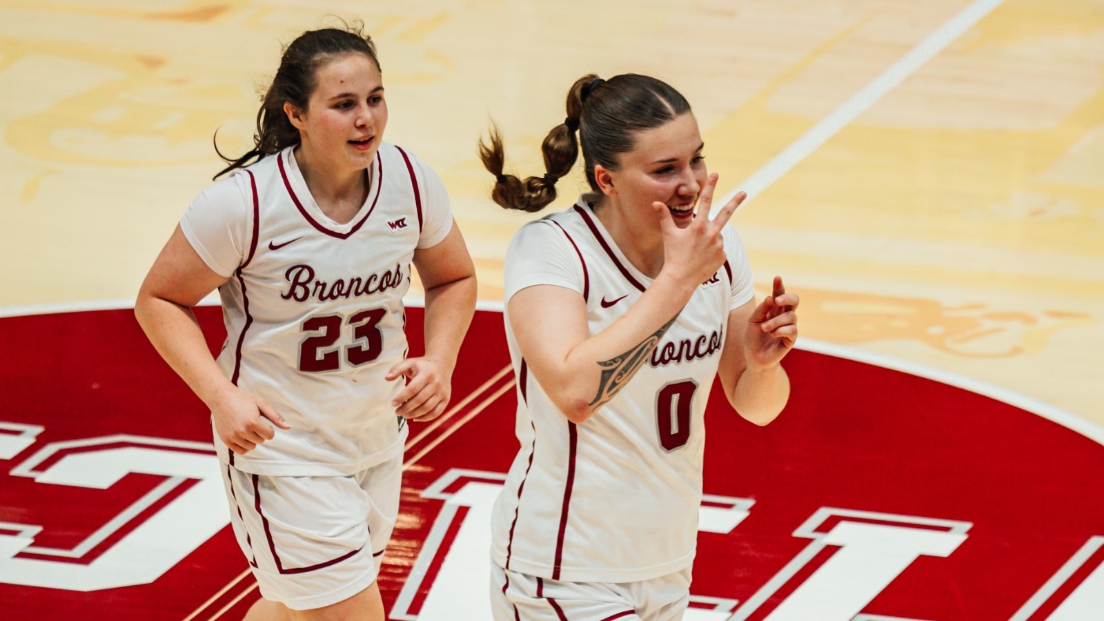 Ashley Hawkins #23 and Maia Jones #9 AJT_2536