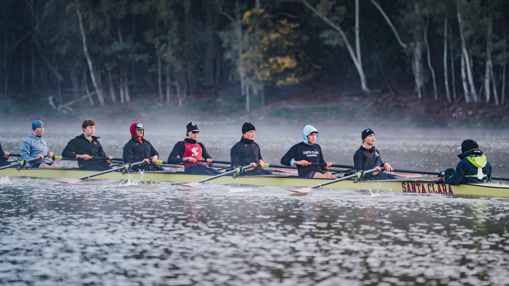 Several Wins Highlight WIRAs for Men's Rowing - Santa Clara University