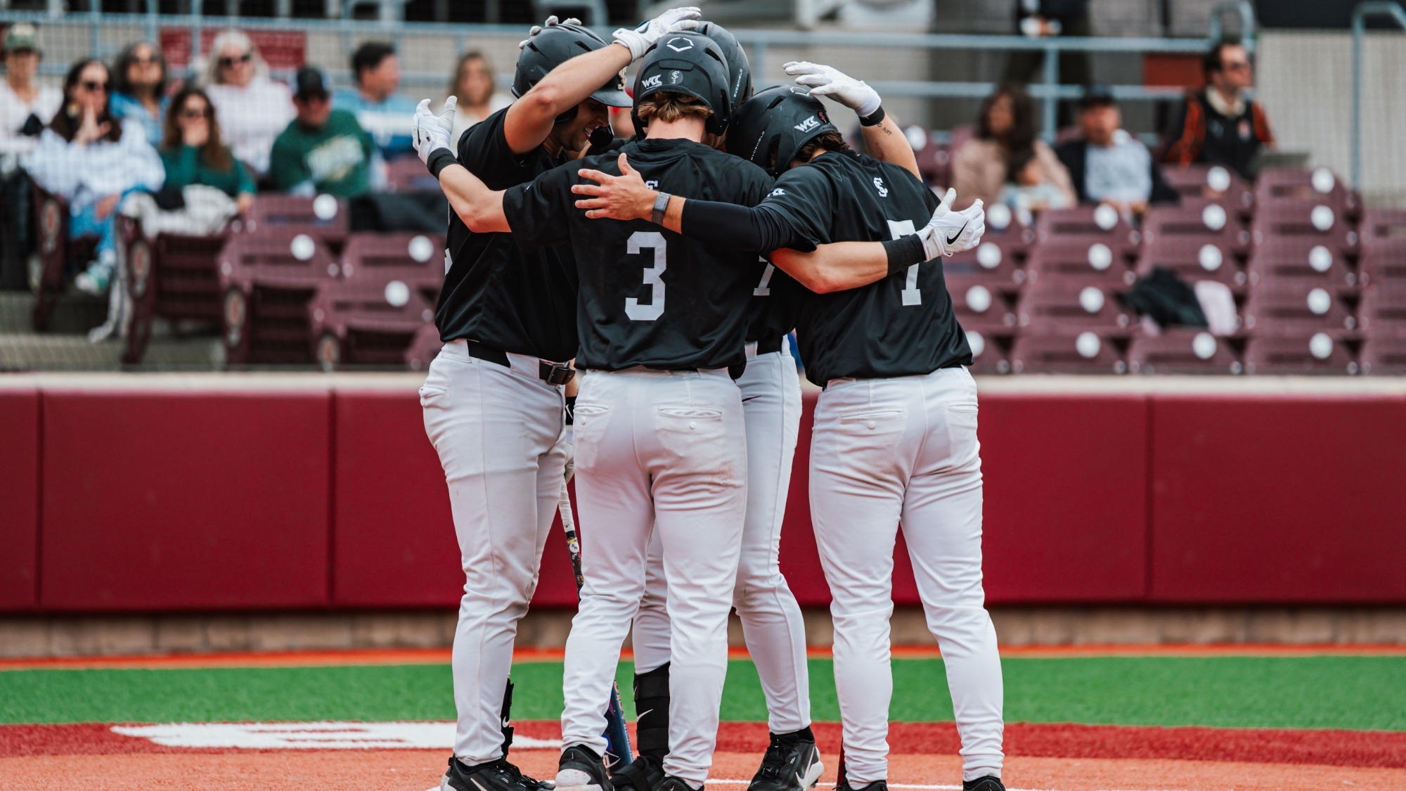 Home run celebration vs Cal Poly, 5-5-2026