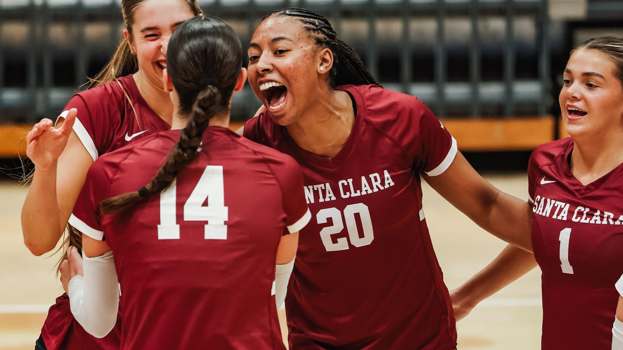 Morgan Hayes Celebration vs USF, 10-9-2025
