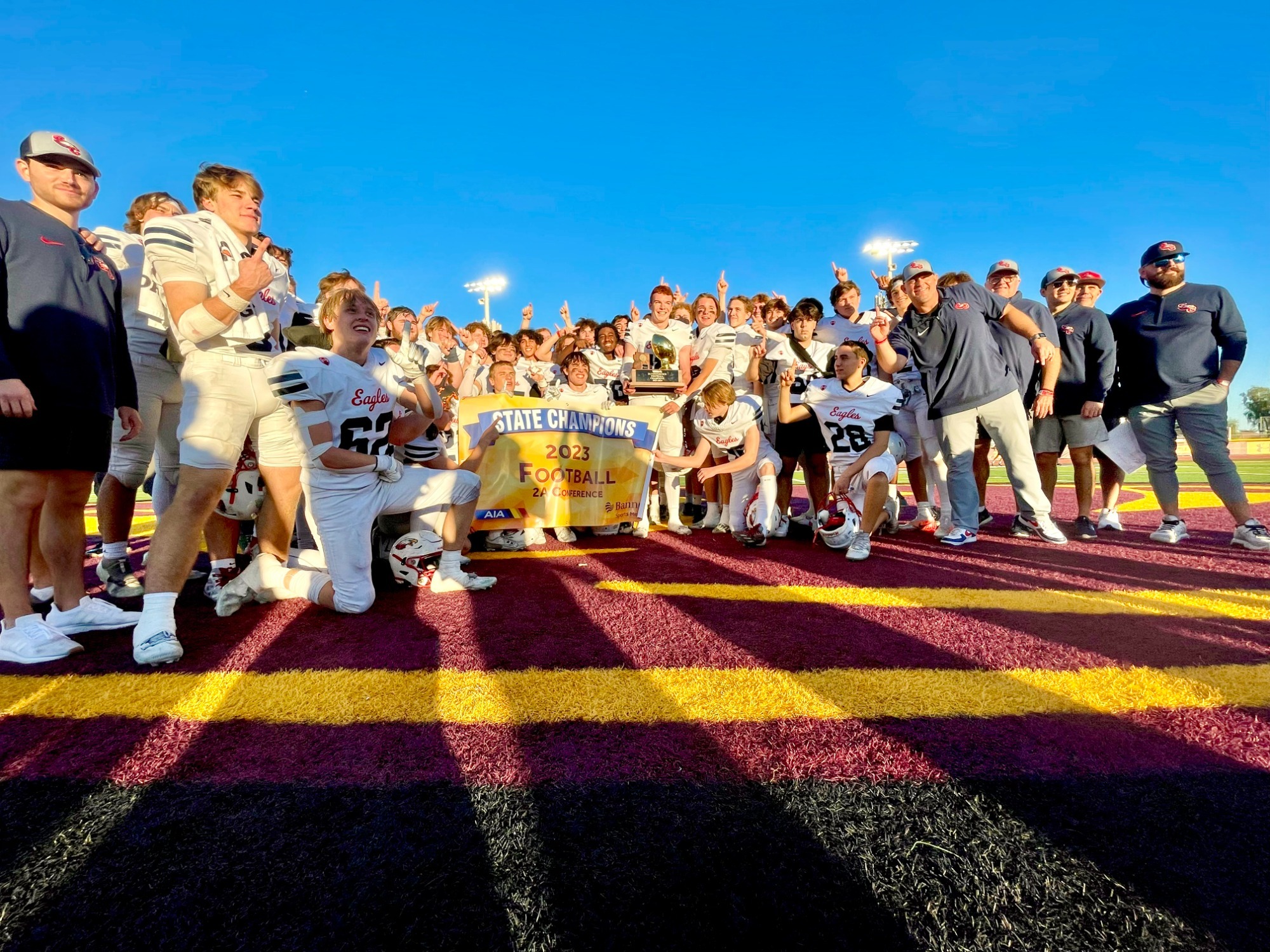 Scottsdale Christian dethroned Pima to win first 11 man crown Scottsdale Christian dethroned Pima to win first 11 man crown