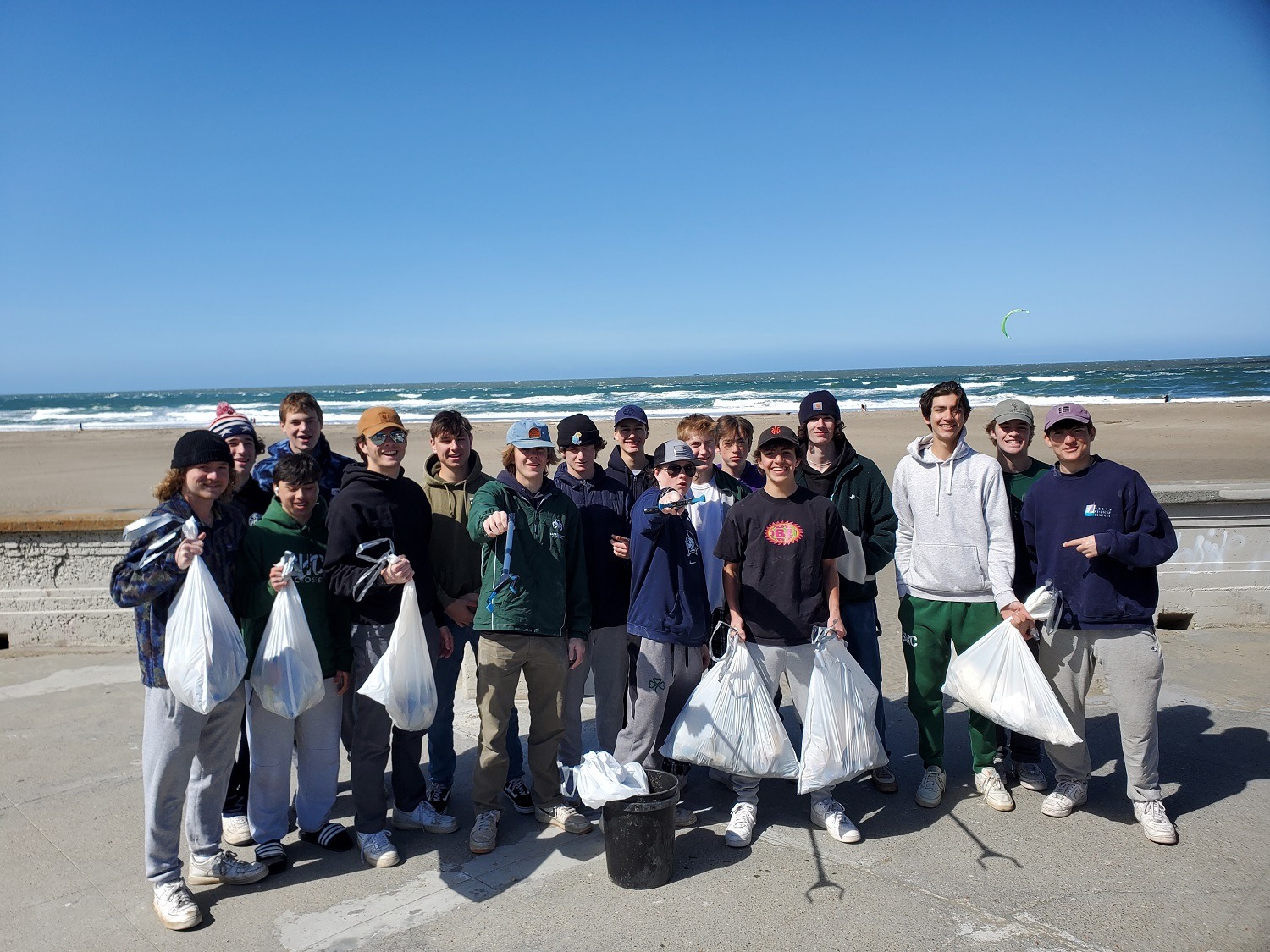 BLax beach clean up