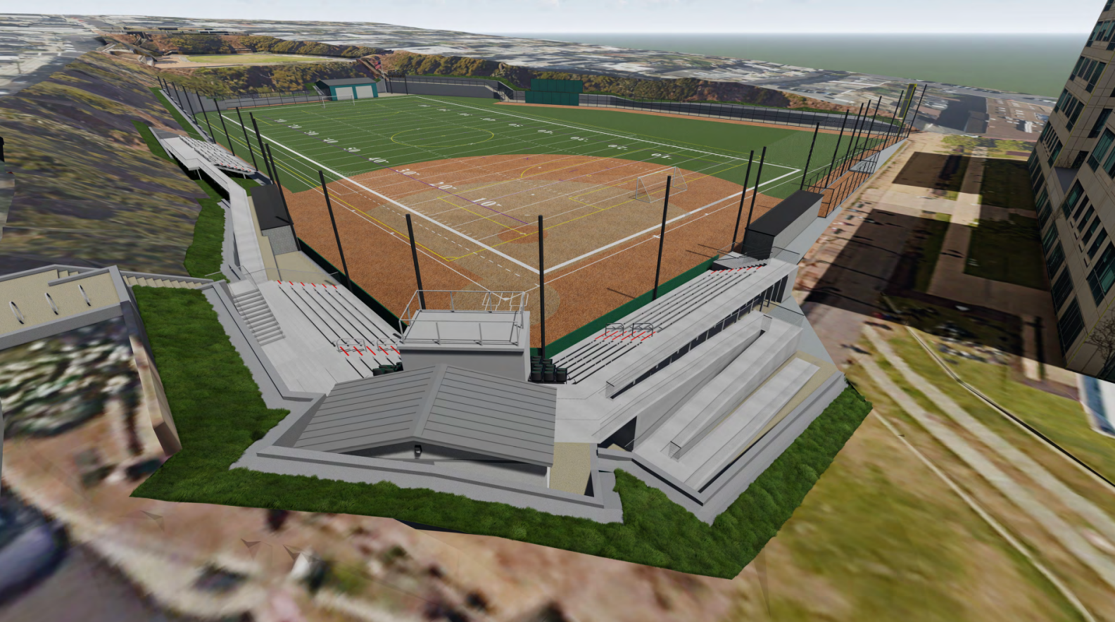 Marchbank Field Rendering