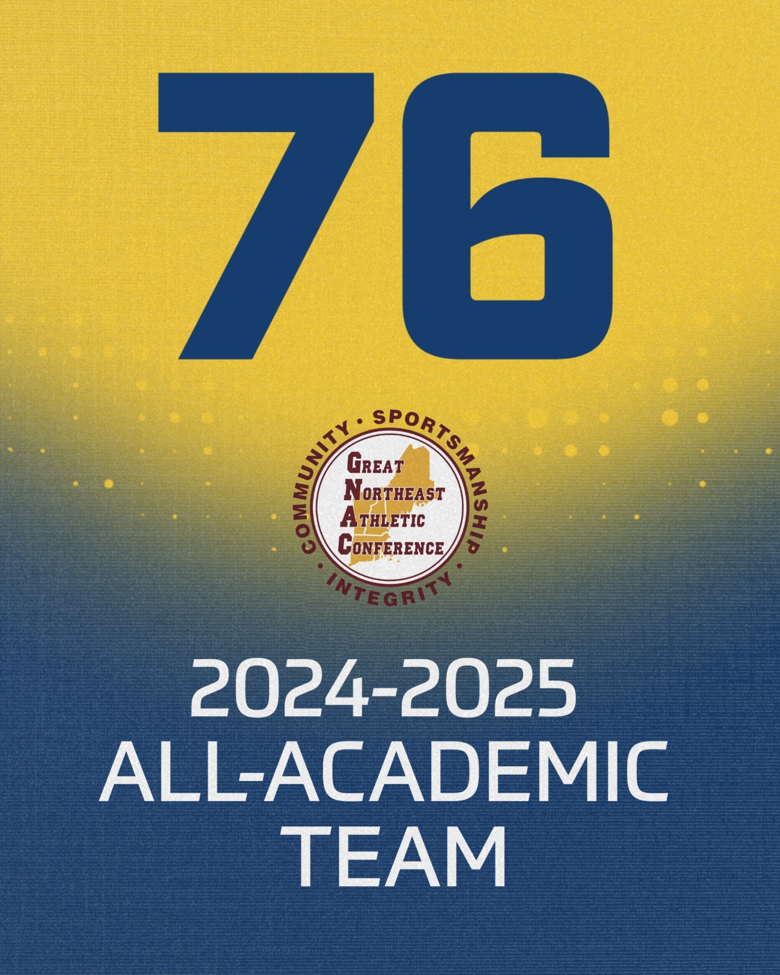 GNAC 2024-2025 All-Academic Team 