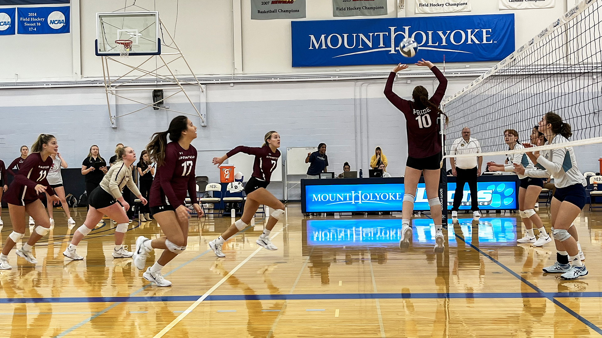 Women's Volleyball Rolls Through Mount Holyoke, 31 Springfield College