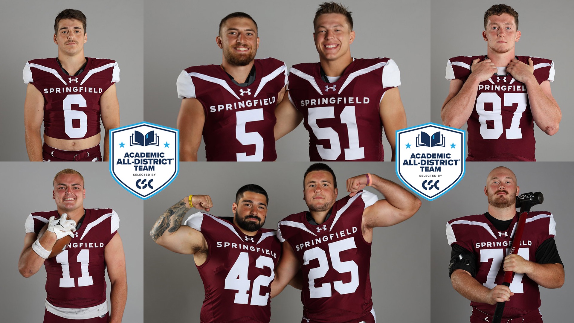 Springfield Football Well Represented on All-ECAC Teams; Three Earn ...