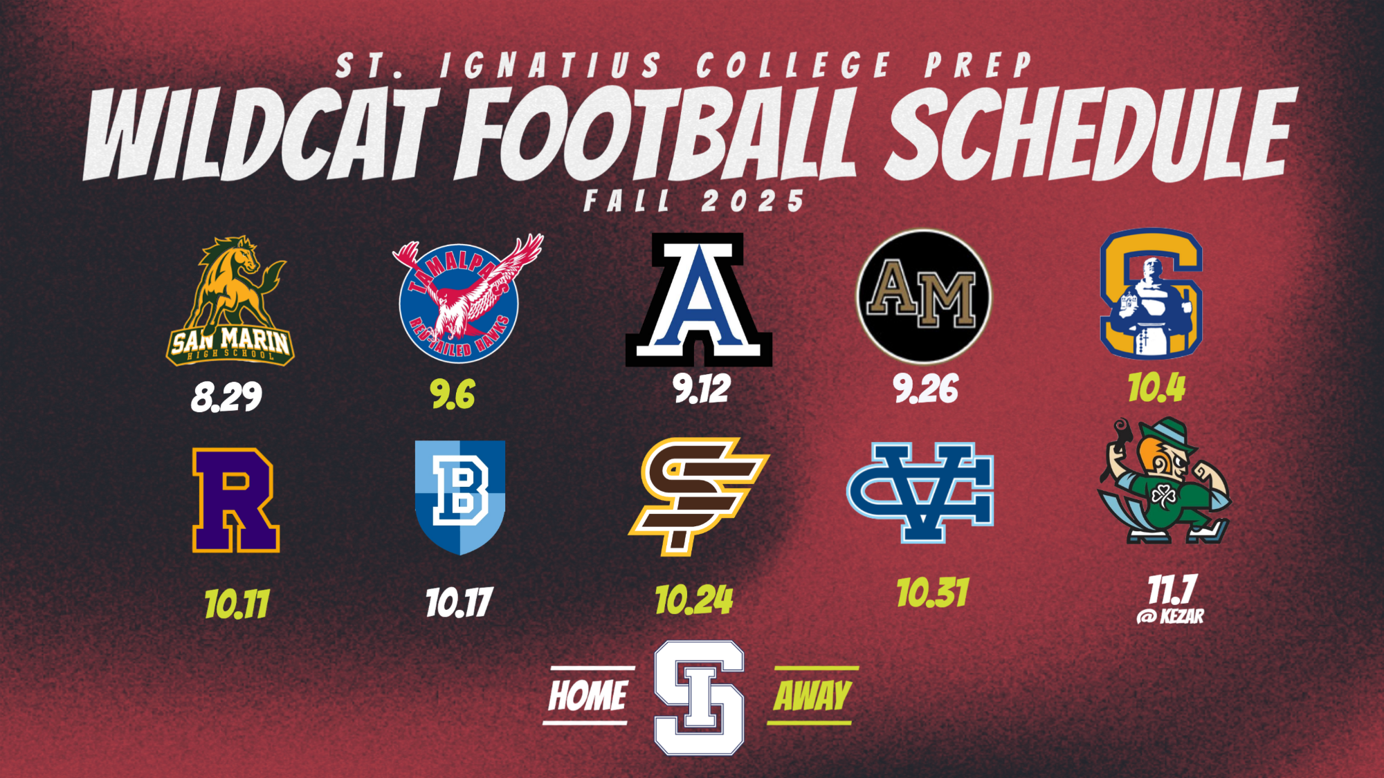 Football Schedule - 2025