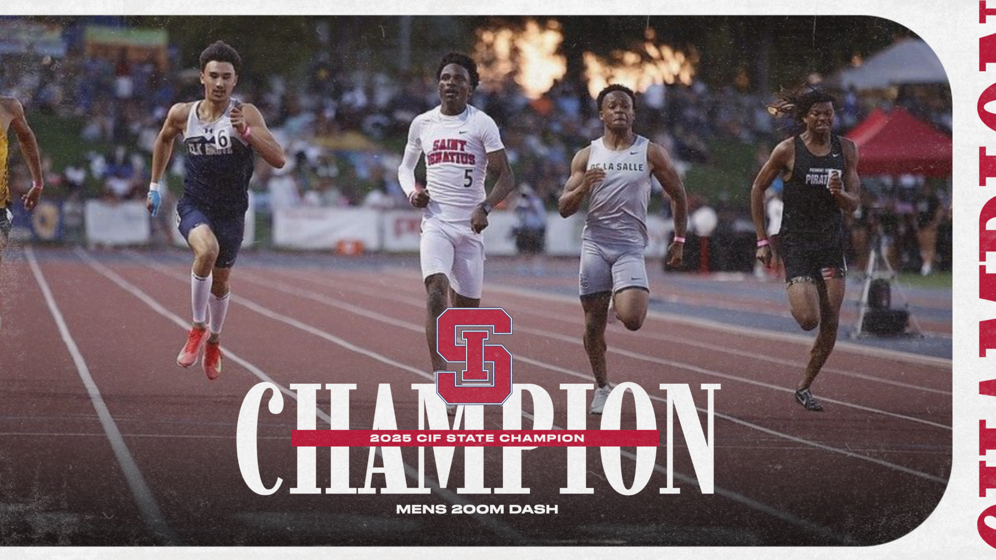 Prince Babalola-Buchango 200m State Champ