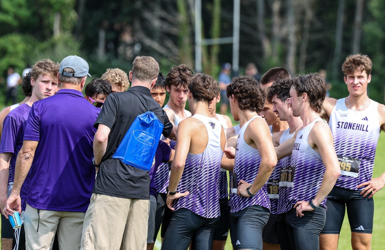 Men's Cross Country Huddle
