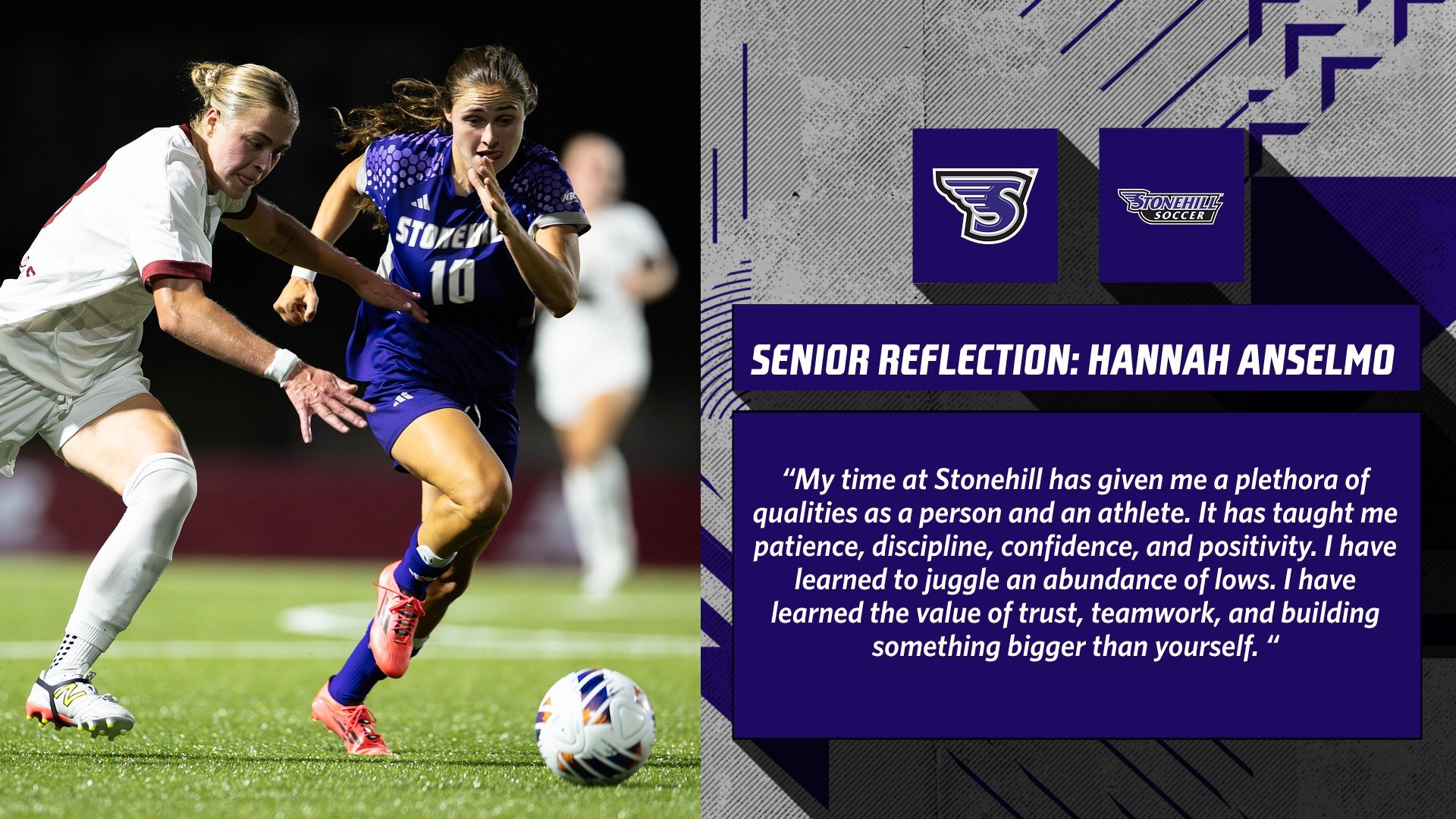 Hannah Anselmo against Boston College