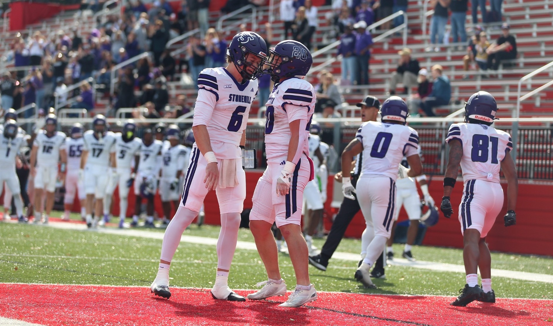 Football touchdown celebration