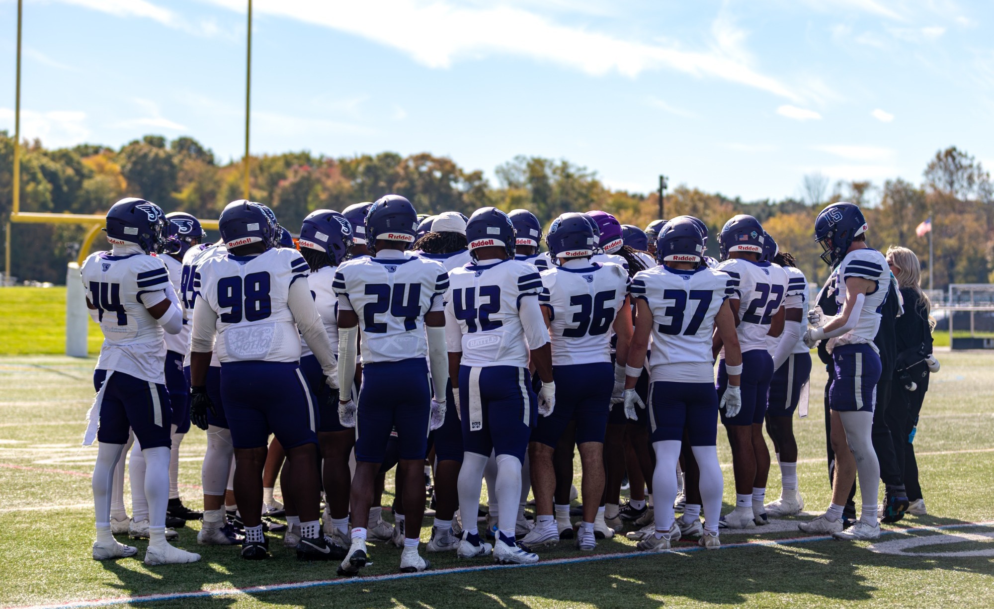 Football Team Huddle