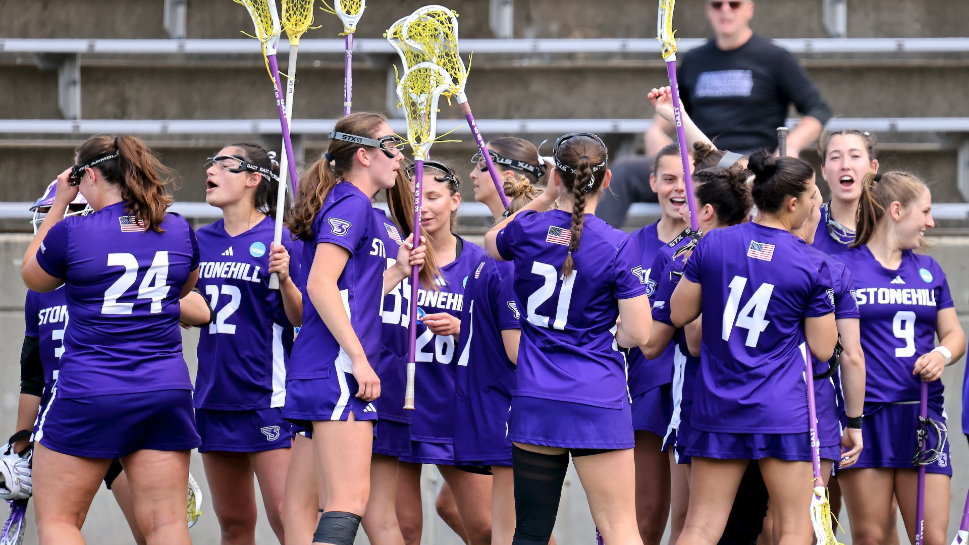 WLAX NCAA Huddle