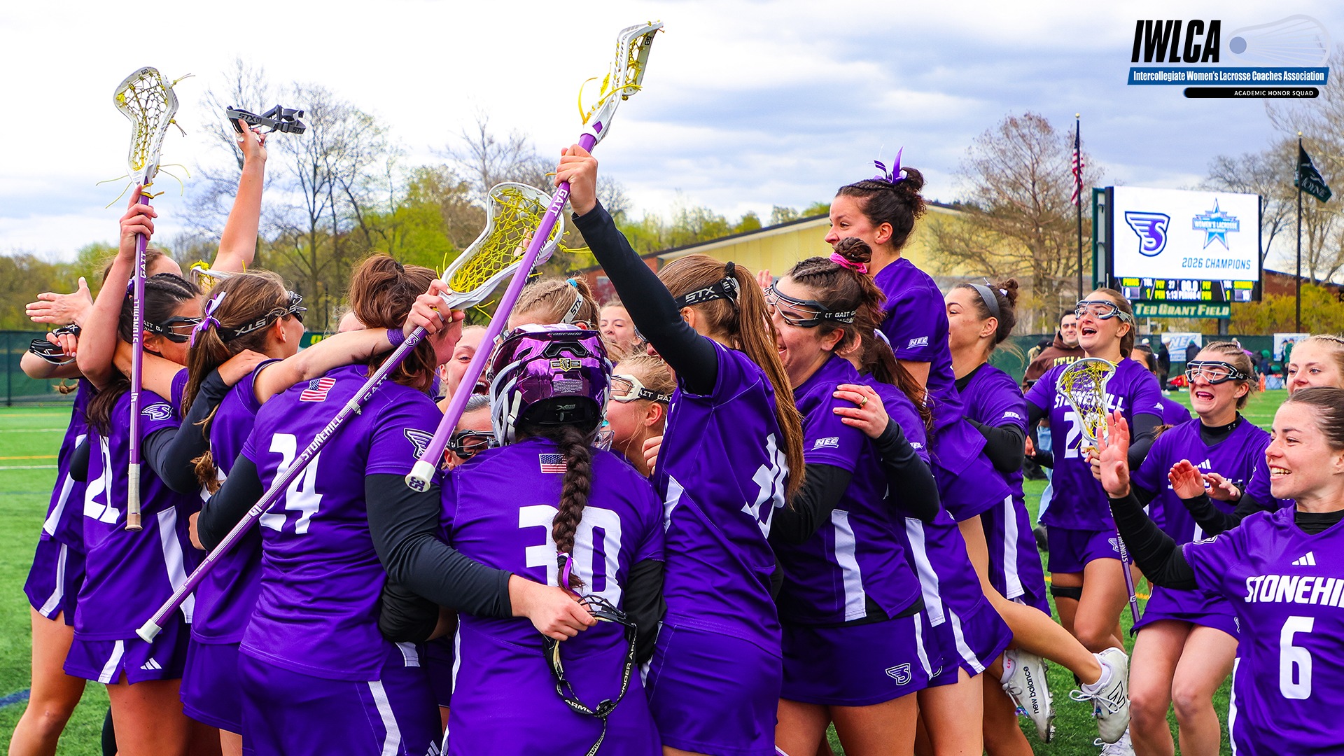 Women's Lacrosse Celebrates
