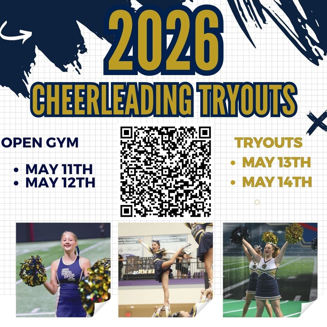 2026 Updated Cheerleading Tryout Graphic