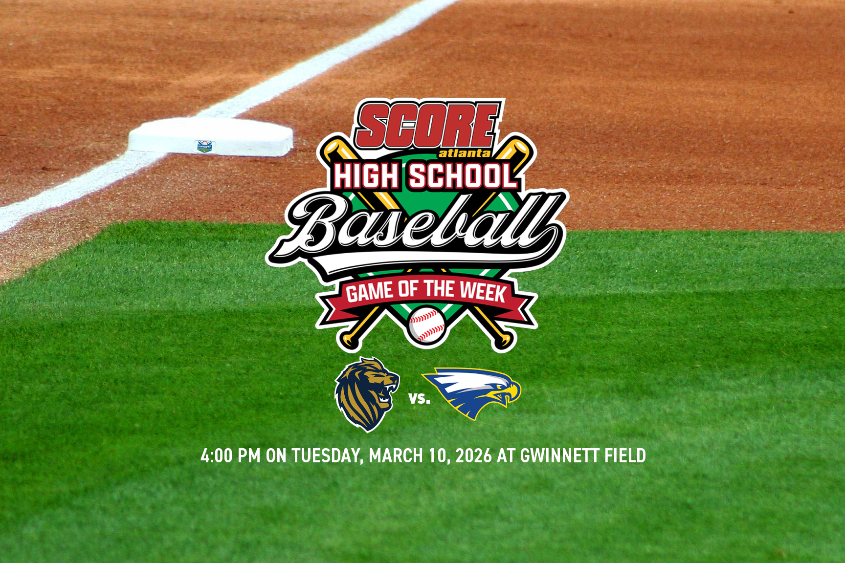SCORE Atlanta High School Baseball Game of the Week