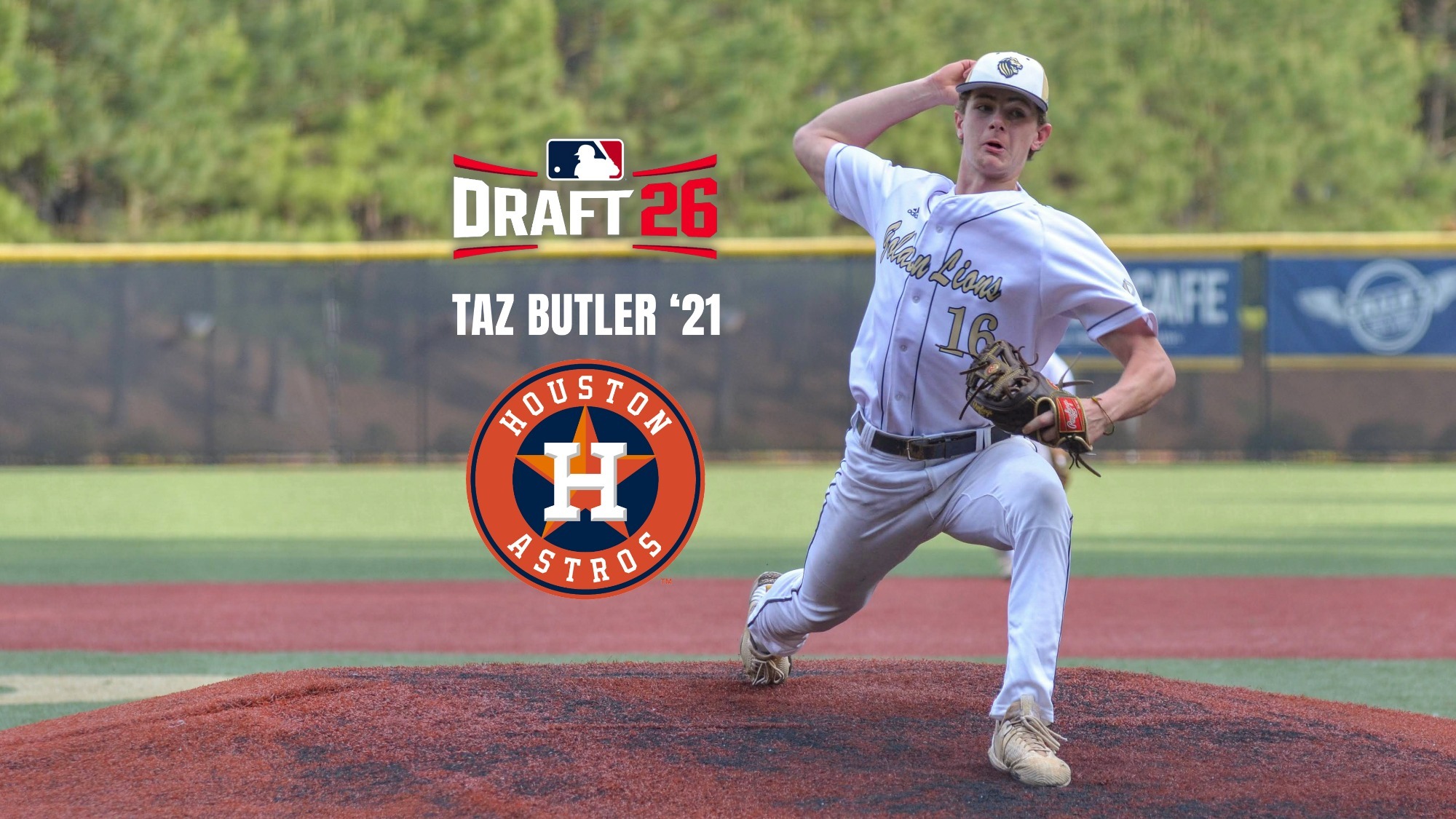 Taz Butler '21 drafted by Houston Astros