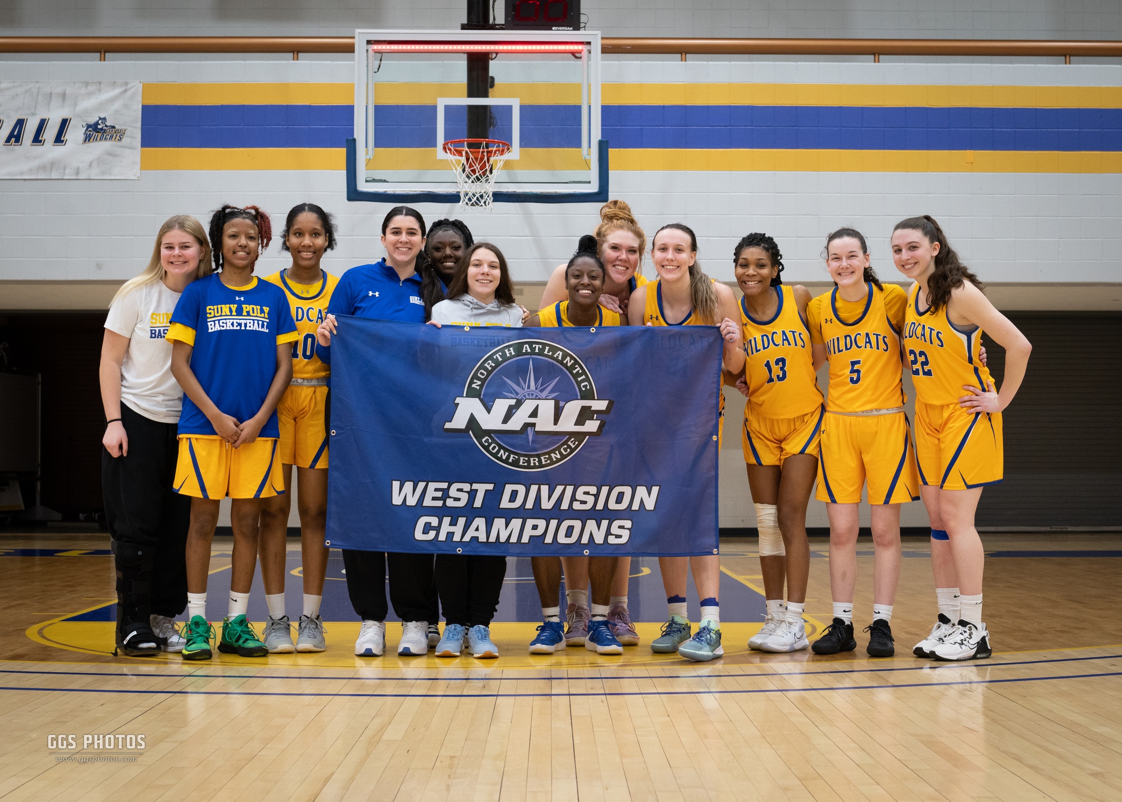 WBB SUNY Poly Wins West Division Championship Game 5145 Over