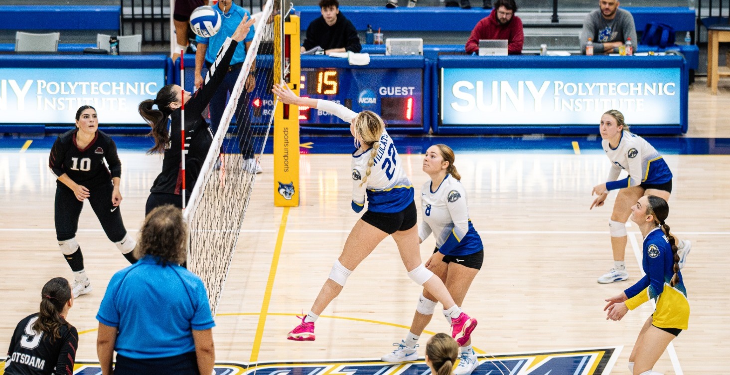SUNY Poly women's volleyball players take the court in non-conference action