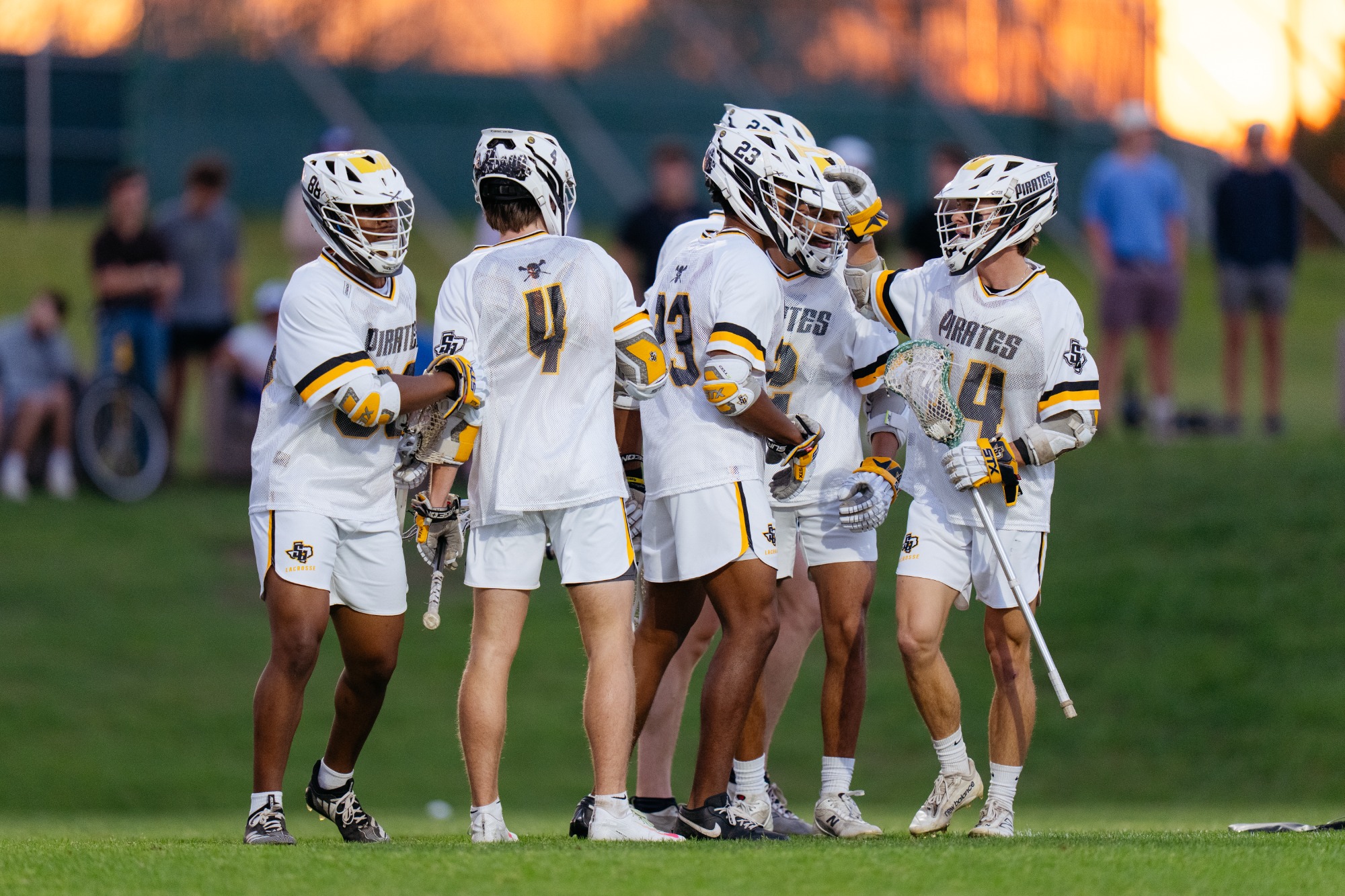 SU Men's Lacrosse vs Muhlenberg College at Southwestern University in Georgetown, Texas, on Wednesday March 11, 2026. (Photo by Carlos Barron/Southwestern)