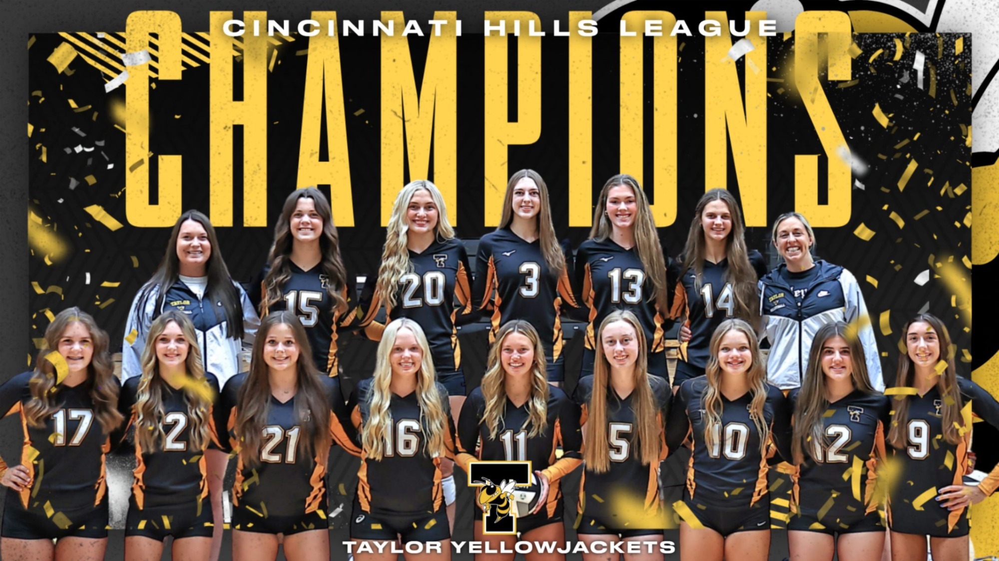 2023 Girls Volleyball-CHL Champions