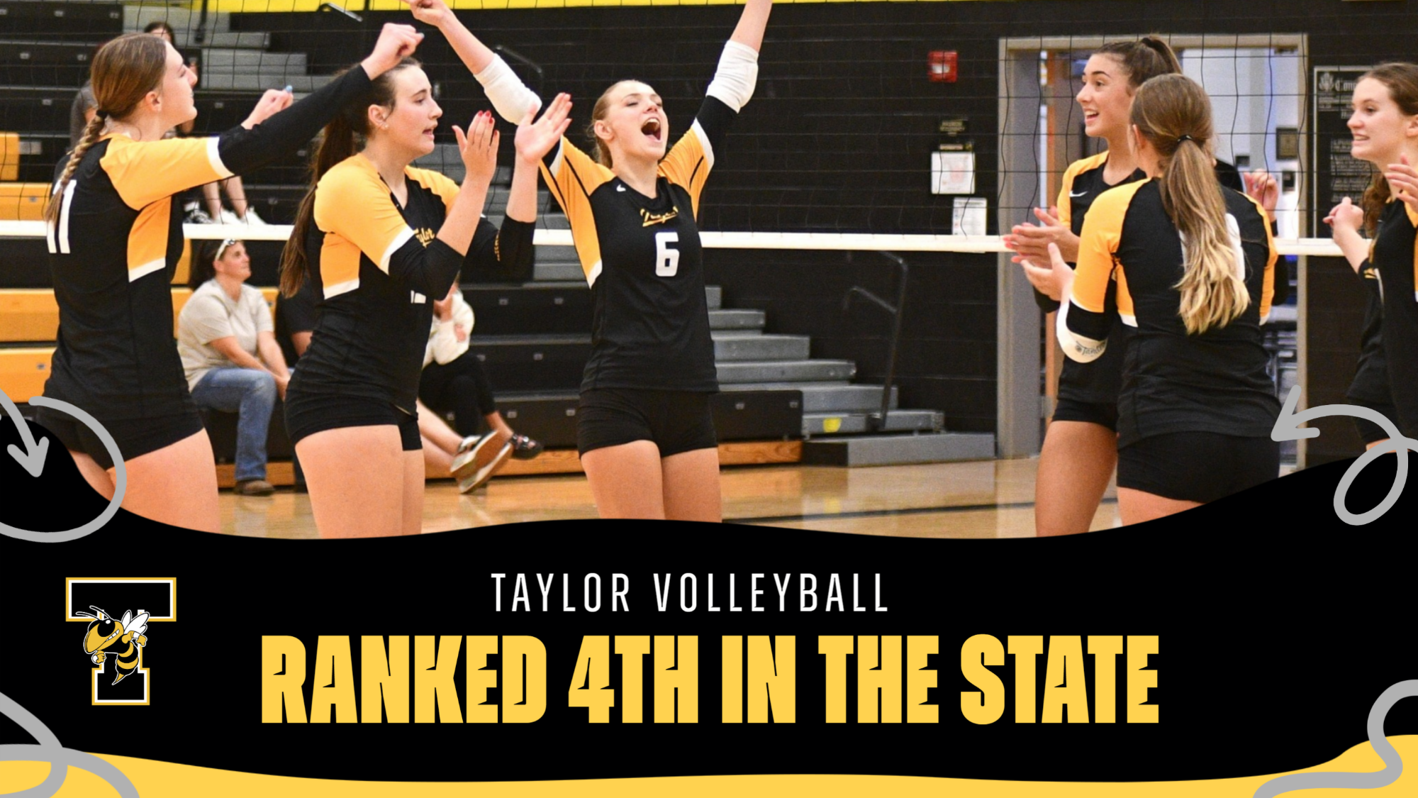 2025 Girls Volleyball-Ranked 4th In State