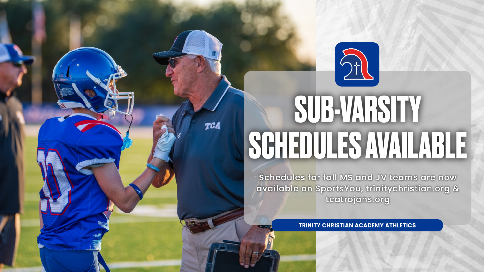 Sub-varsity fall schedules