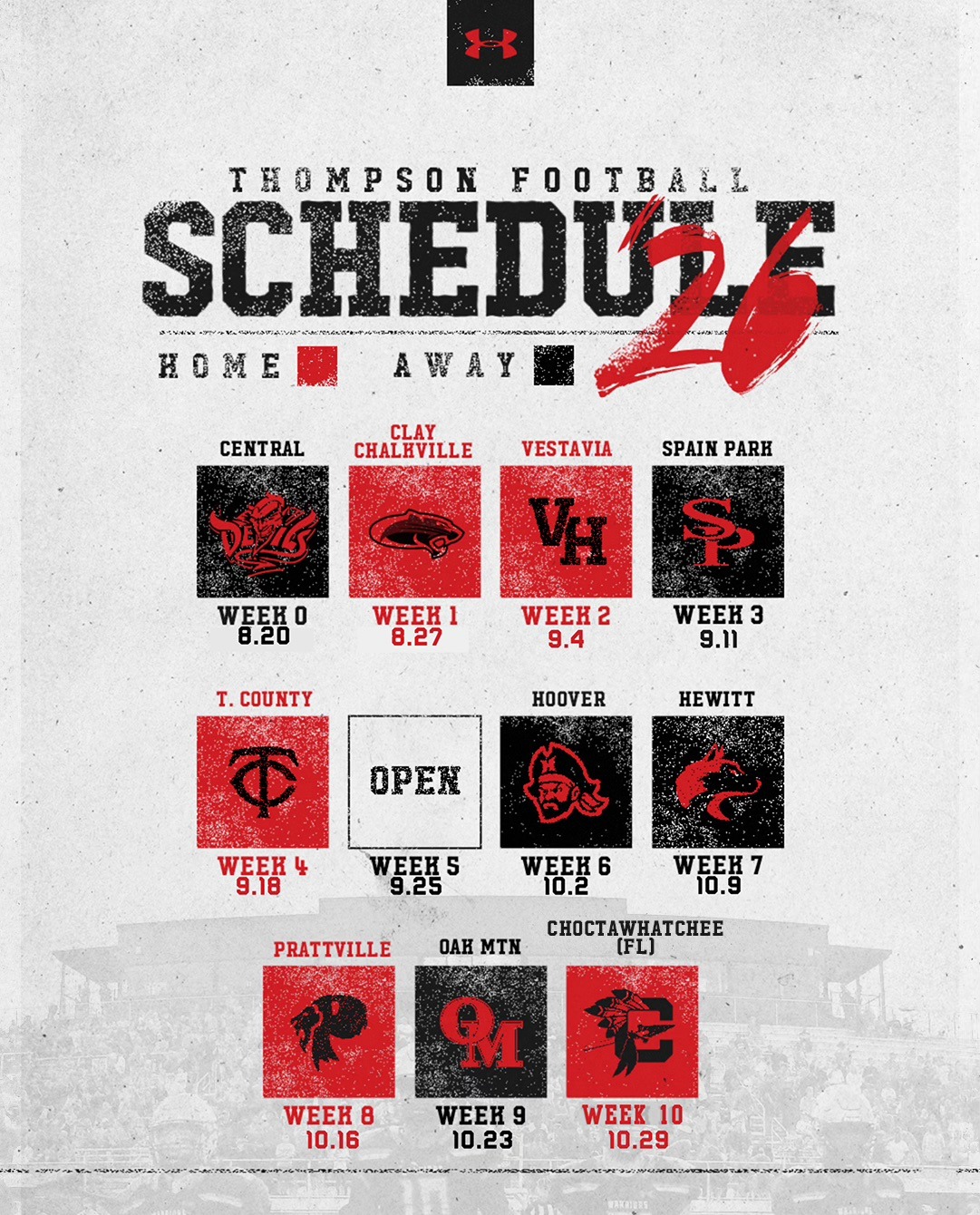 2026 Football Schedule