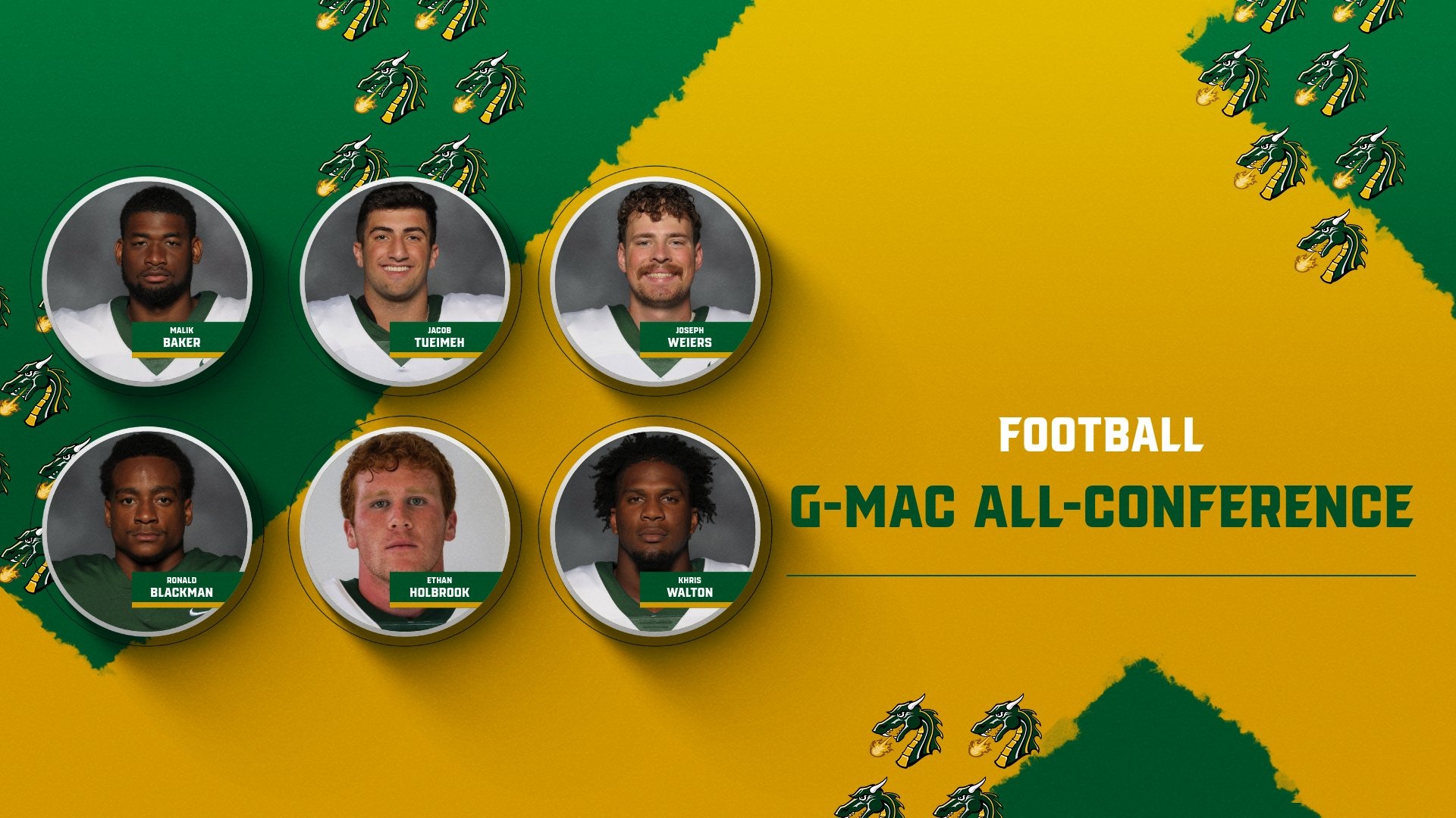 The football team had 12 All G-MAC selections.