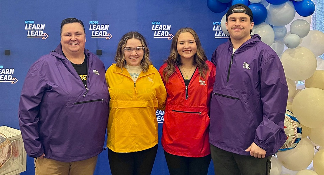 Tiffin's Dominic Giacona attended the NCAA Leadership Forum recently.