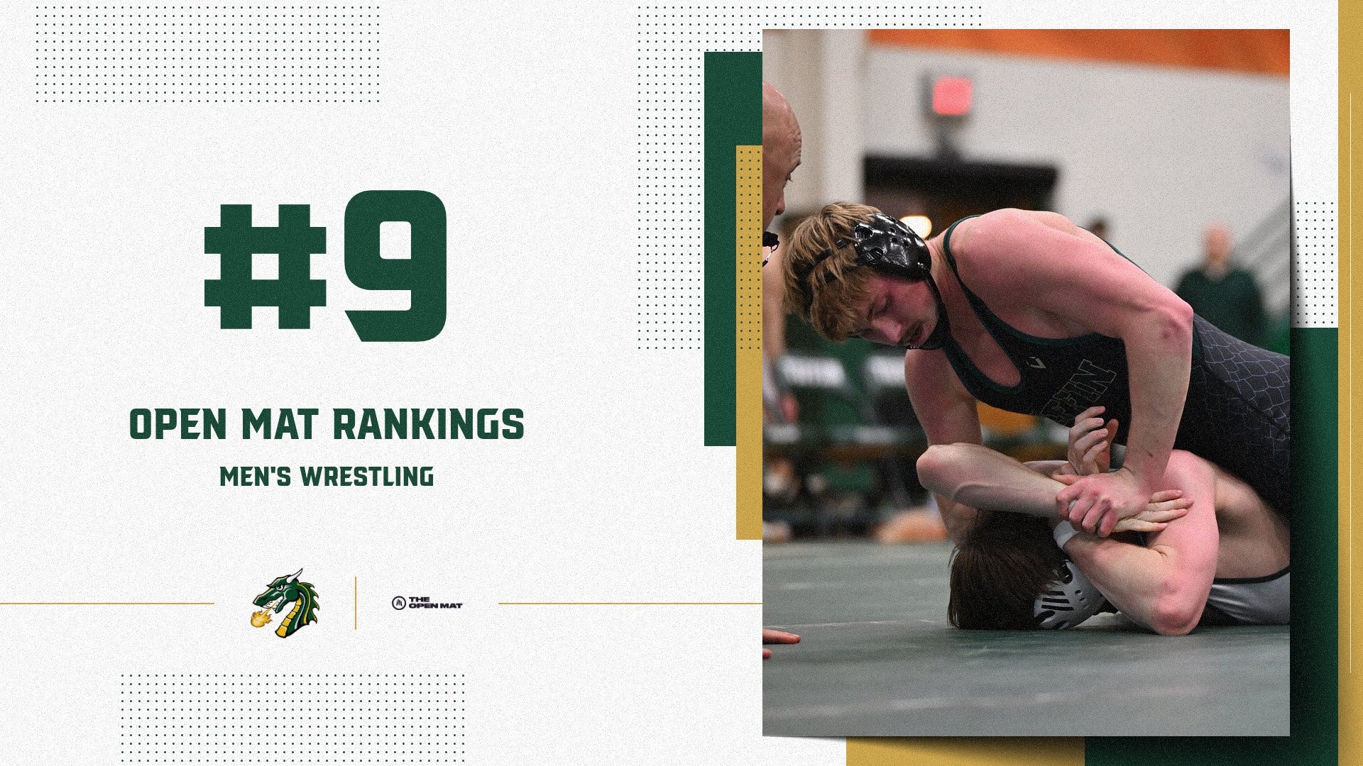 Tiffin is ranked 9th in the latest Open Mat poll.