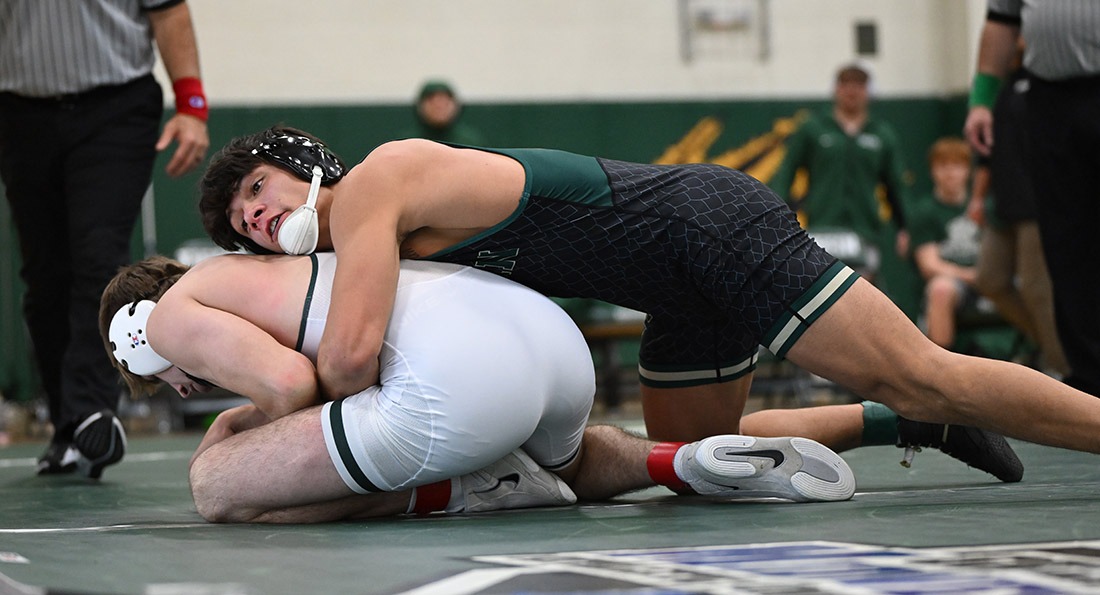 Emilio Arellano and the Dragons finished 8th at the National Duals