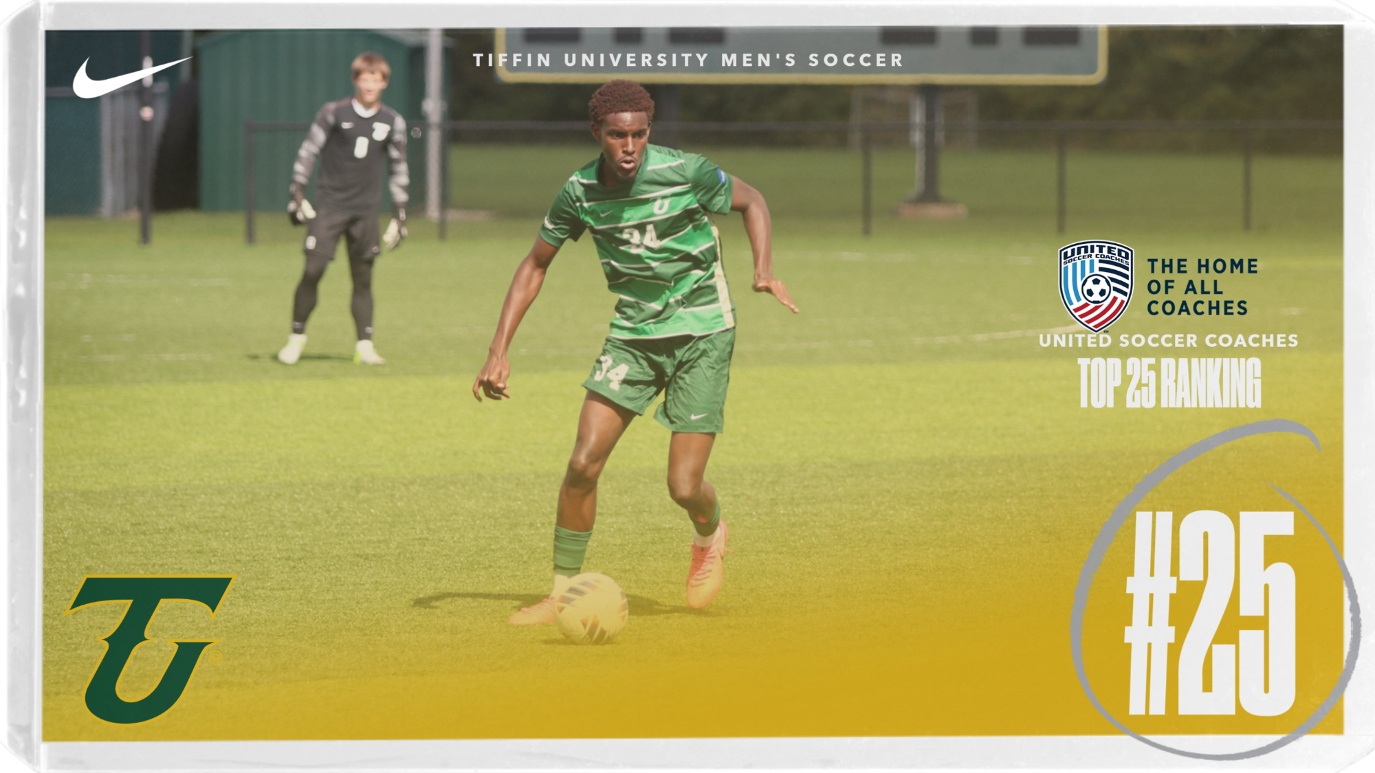 Men's Soccer Retains National Ranking at No. 25