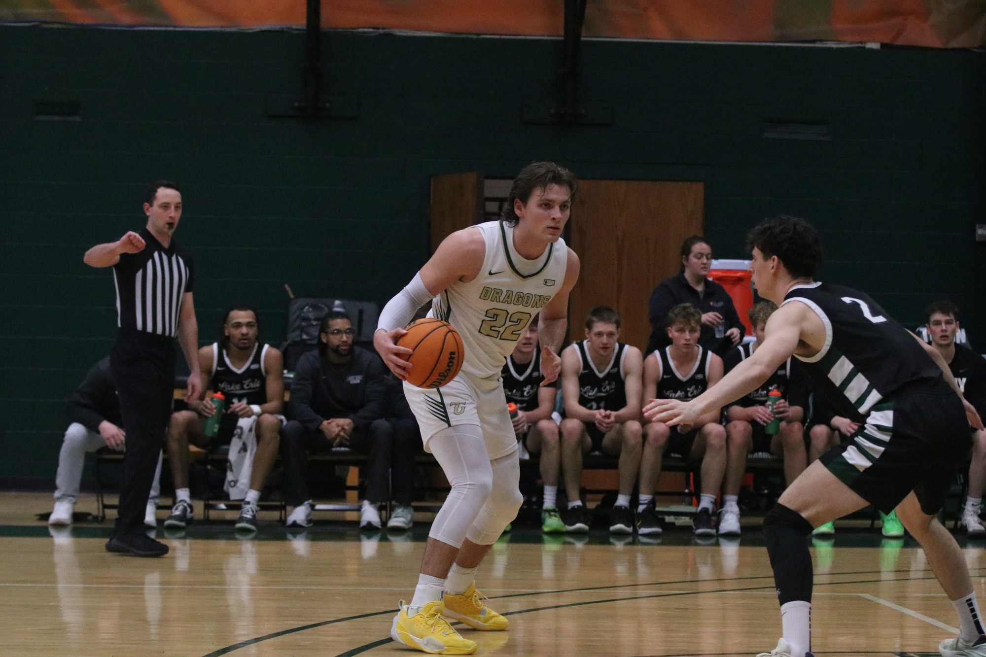 Lucarotti and Men's Basketball loses to Lake Erie 