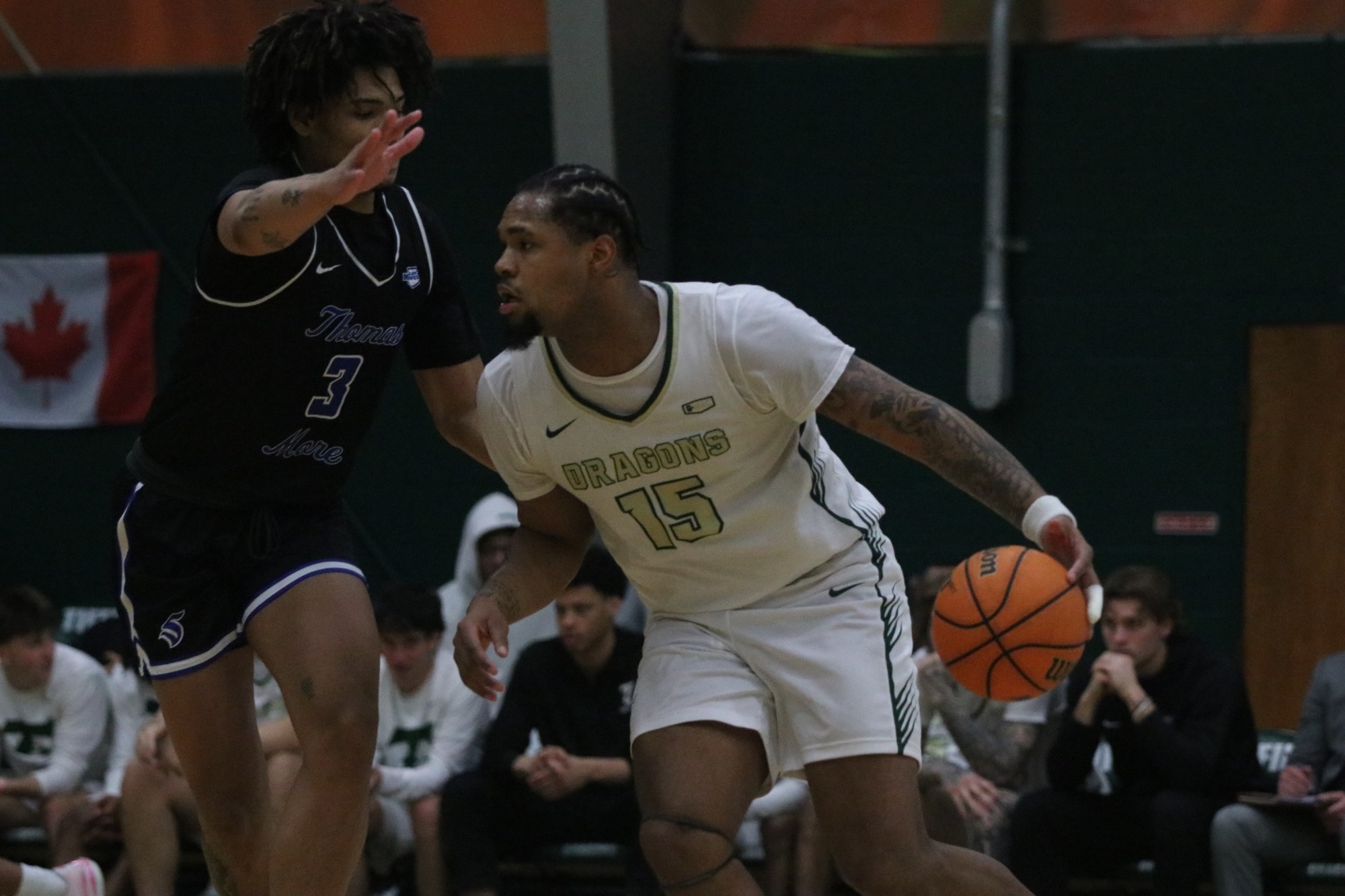 Caleb Bates leads Dragons on Senior Day