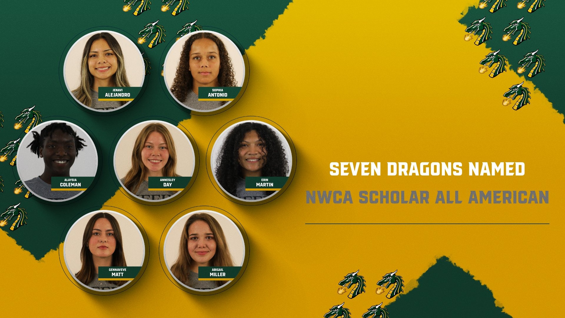 Seven Tiffin women's wrestling athletes have been named NWCA Scholar All Americans.