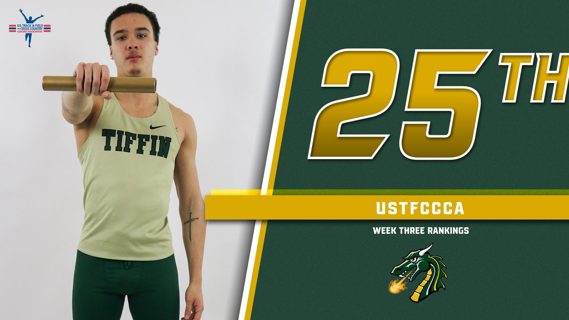 Men's Track and Field ranked 25th in USTFCCCA national poll