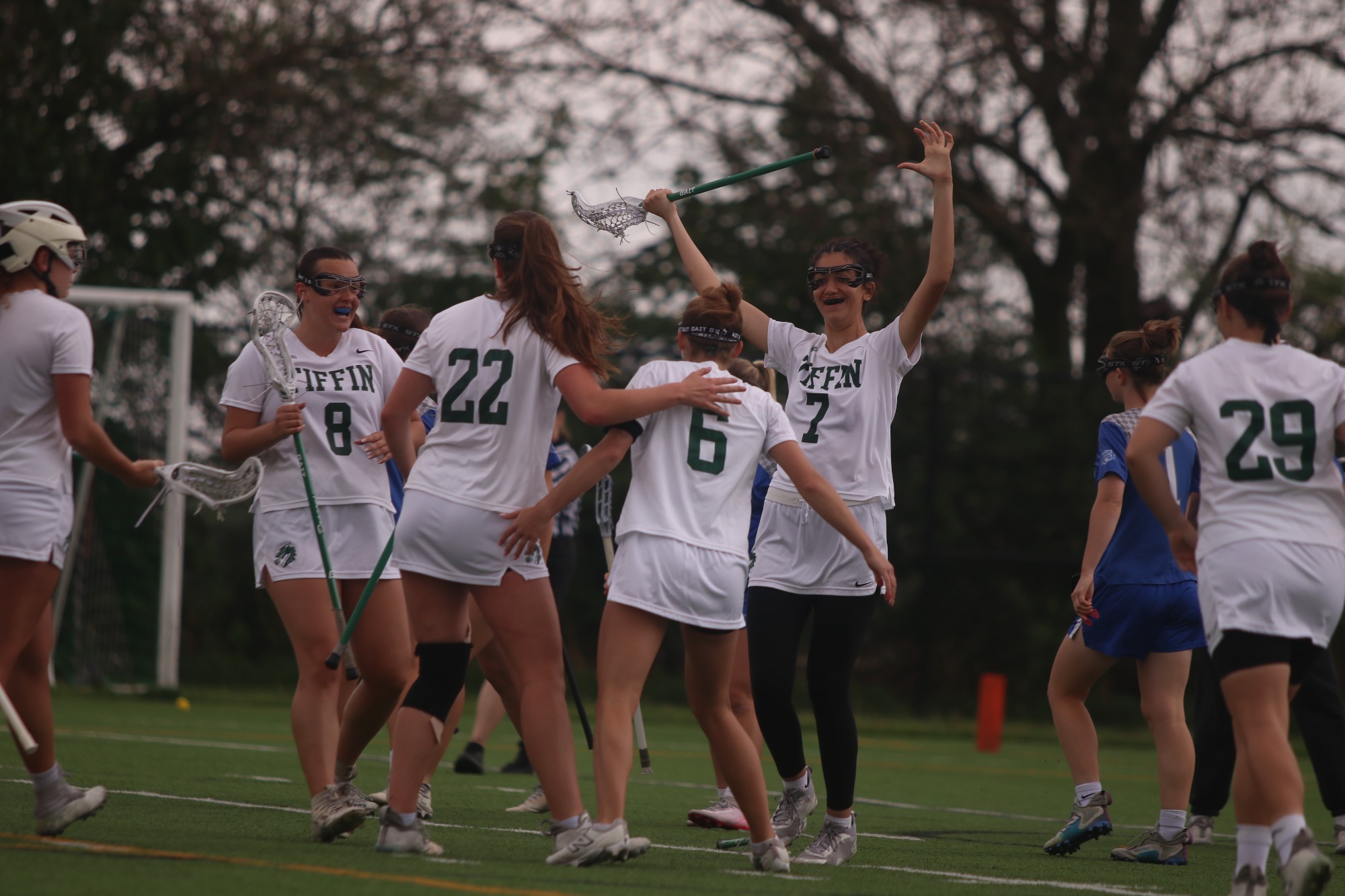 Women's Lacrosse celebrates a tournament win