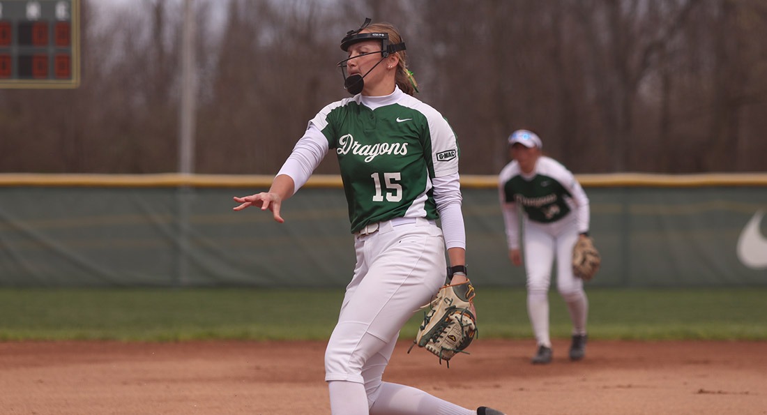 Lexi Key led the Dragons' pitchers.