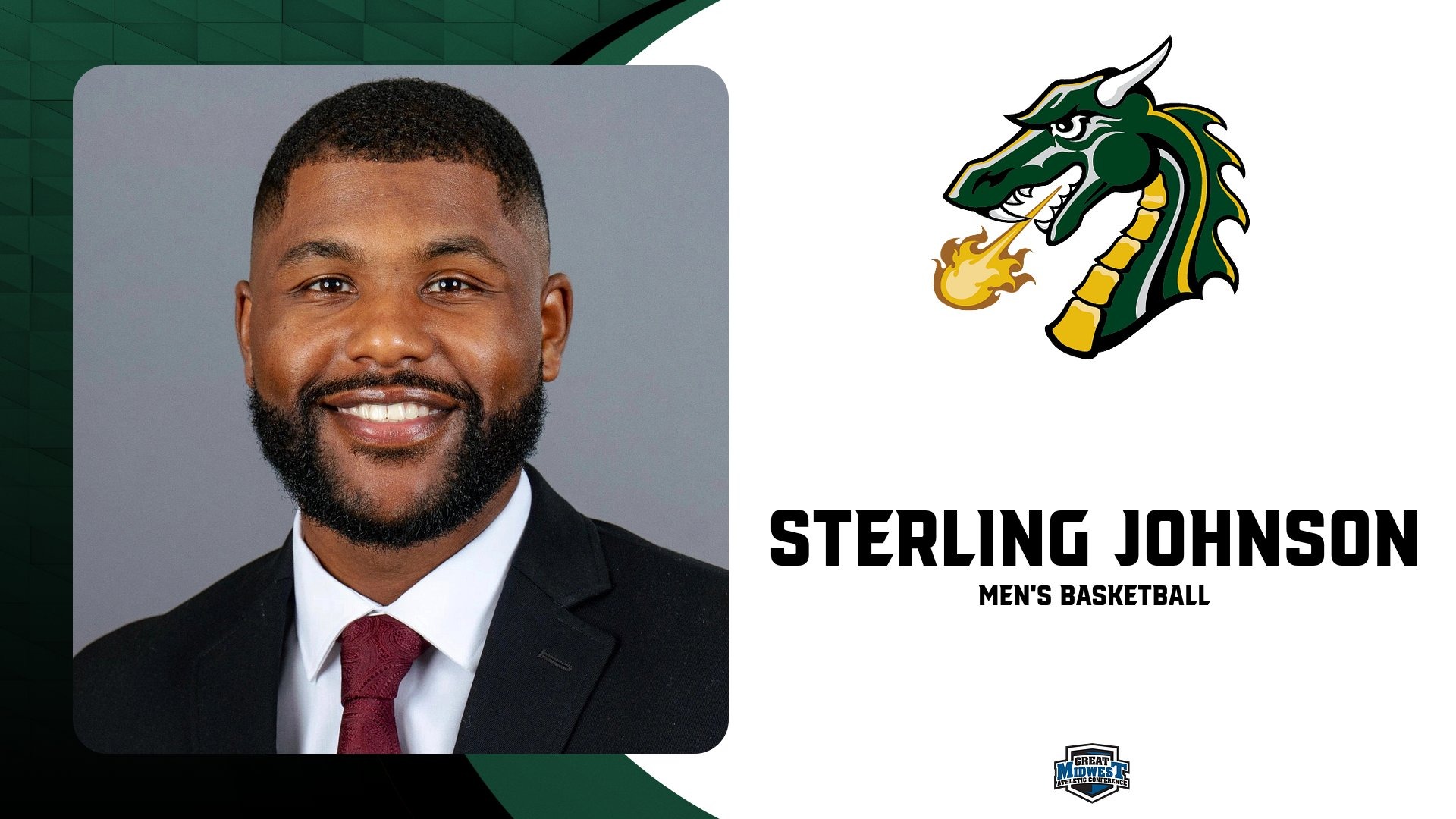 Sterling Johnson has been named Head Men's Basketball Coach.