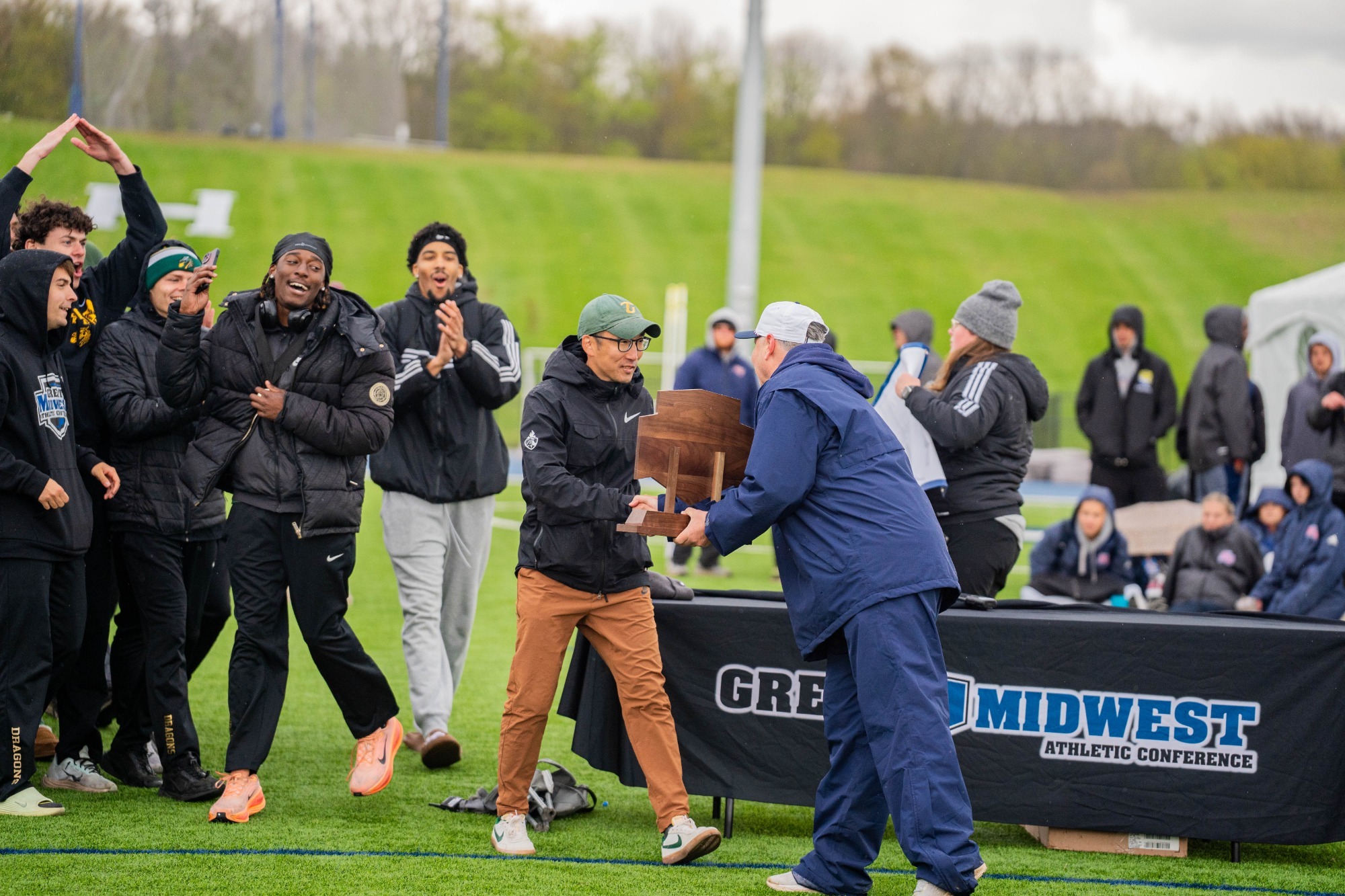 Head Coach Mark Del Monaco has been named the G-MAC Men's Outdoor Track and Field Coach of the Year