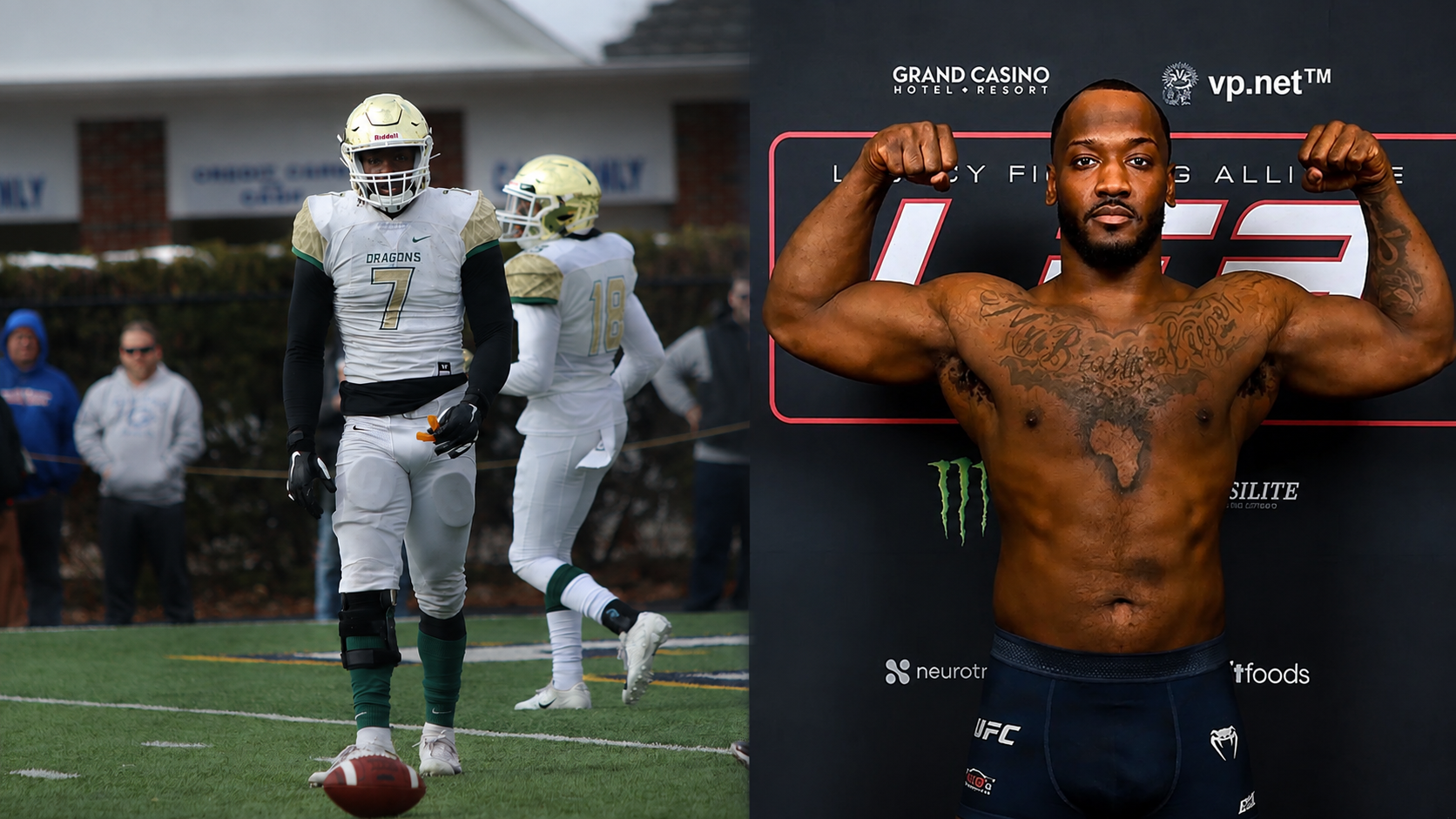 Charlie Cleveland Tiffin Football Now UFC Competitor 