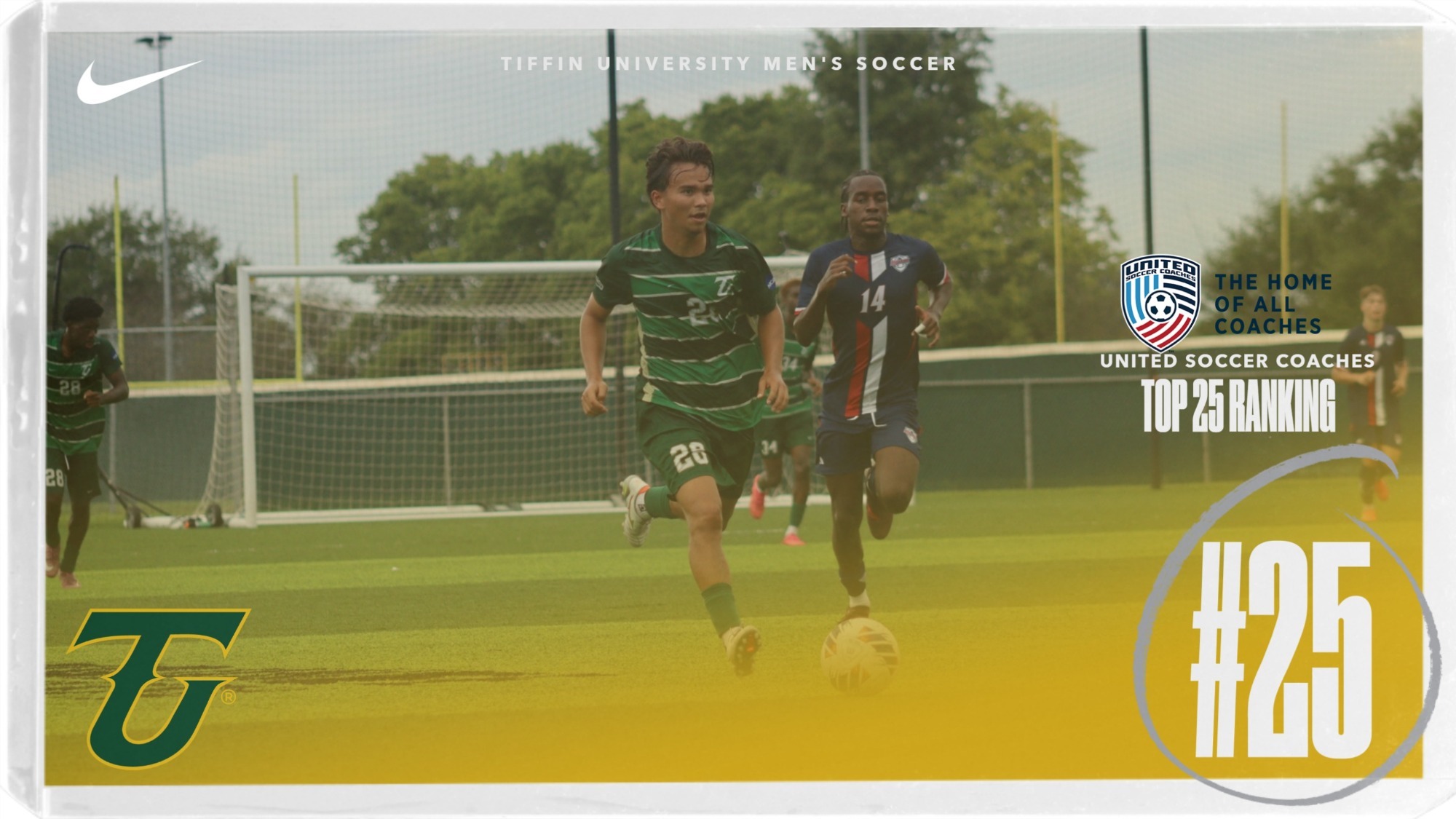 Men's Soccer Ranked No. 25 in United Soccer Coaches Poll